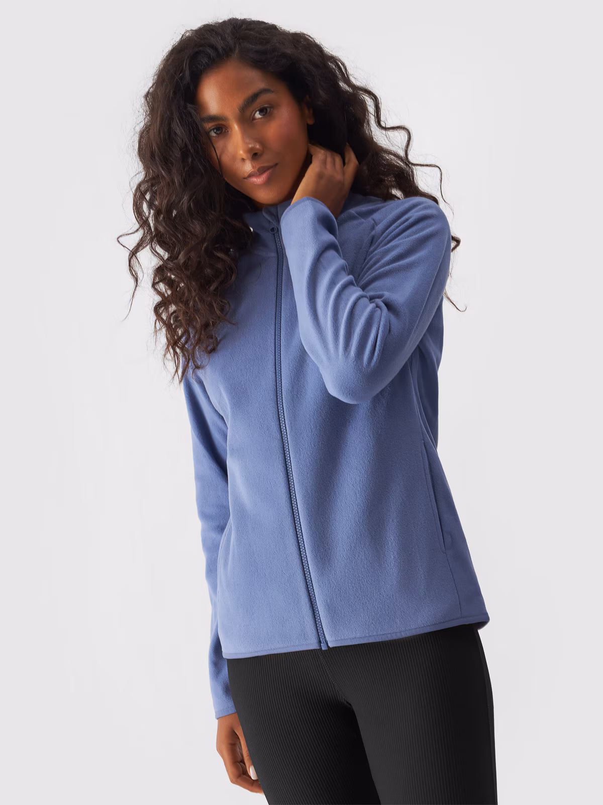 Polar ze stójką regular damski - czarny