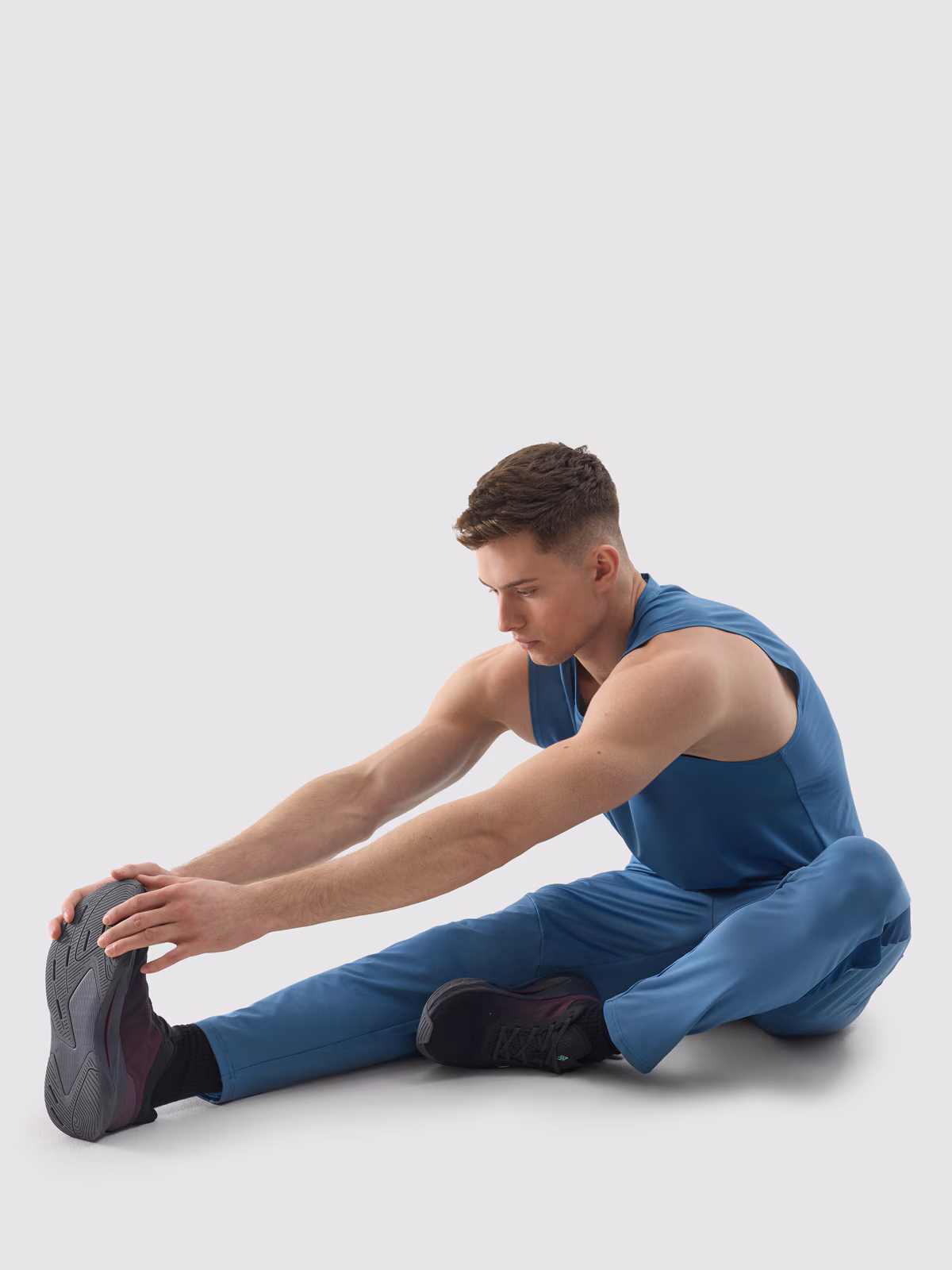 Spodnie treningowe szybkoschnące męskie - czarne