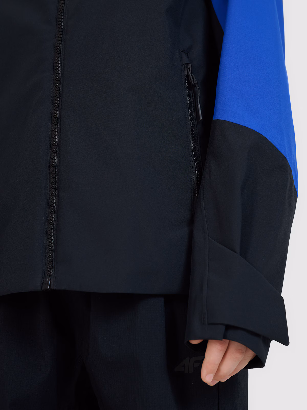 Kurtka trekkingowa membrana 5000 chłopięca - niebieska