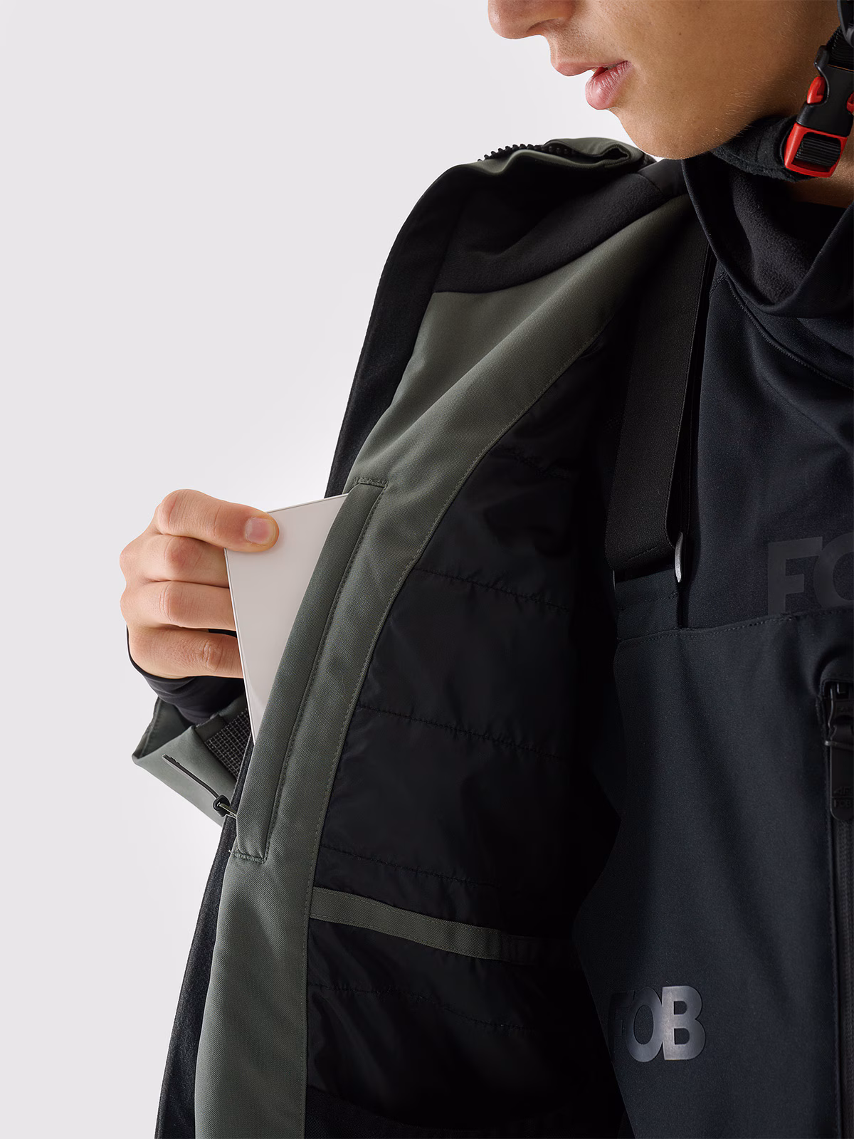 Kurtka snowboardowa membrana 10000 męska - biała