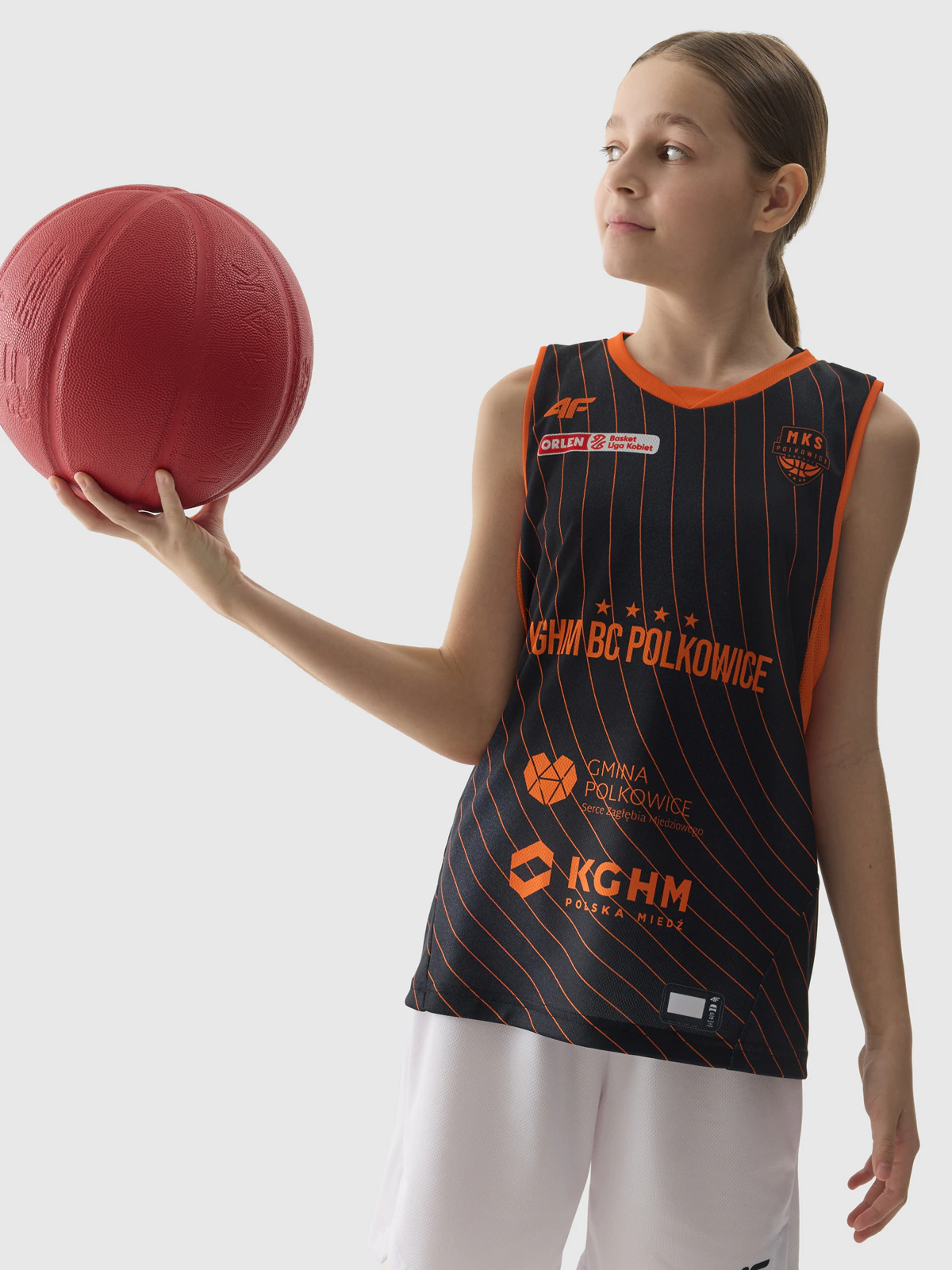 Tank top replika wyjazdowy z sezonu 2023/24 dziecięcy 4F x MKS Polkowice - multikolor