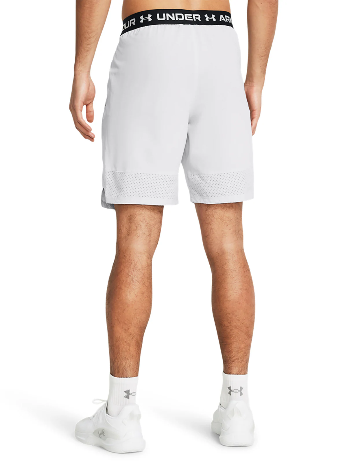 Spodenki treningowe męskie Under Armour UA Vanish Woven 8in Shorts - białe