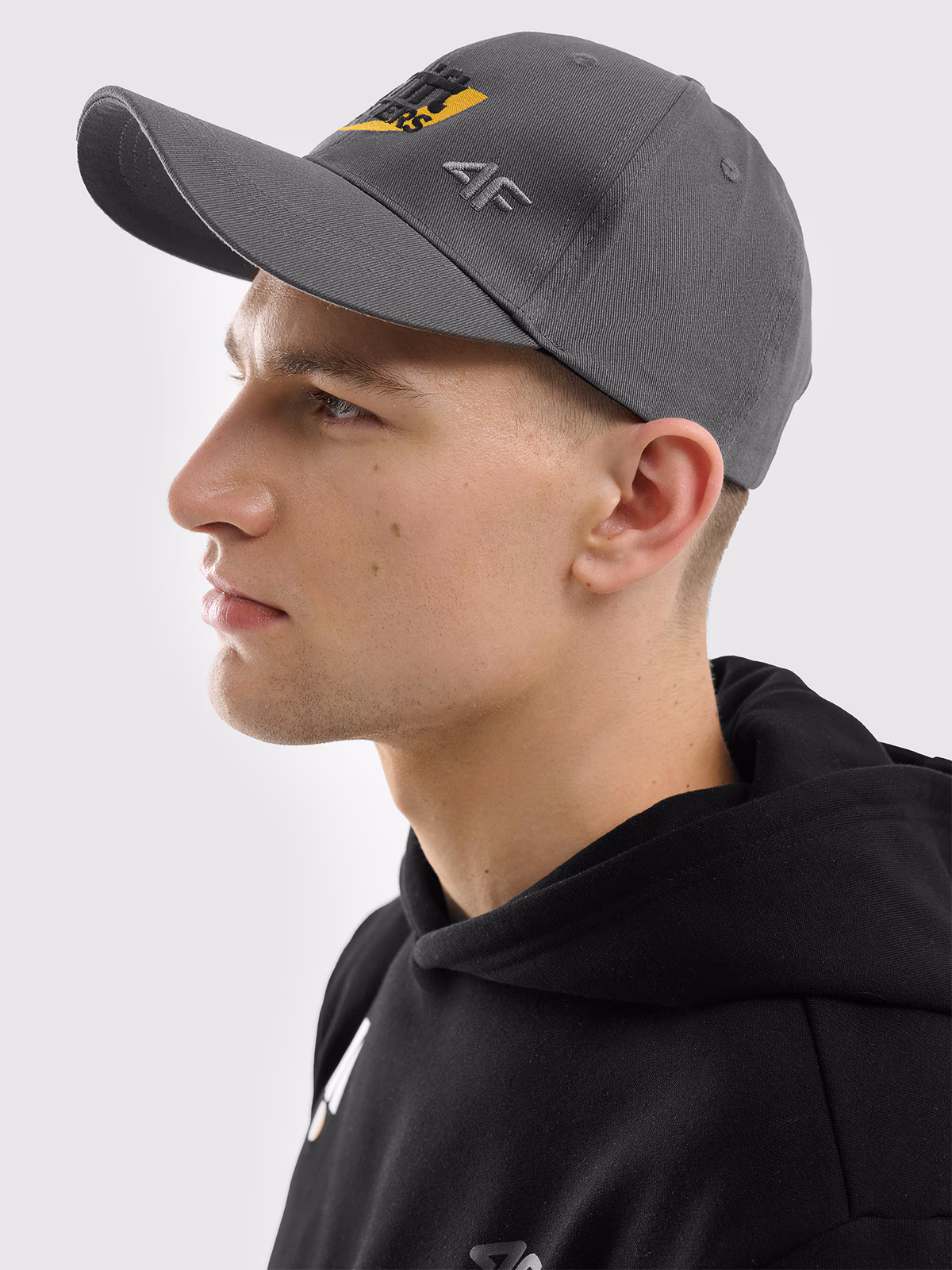 Czapka z daszkiem strapback uniseks 4F x Drift Masters - szara