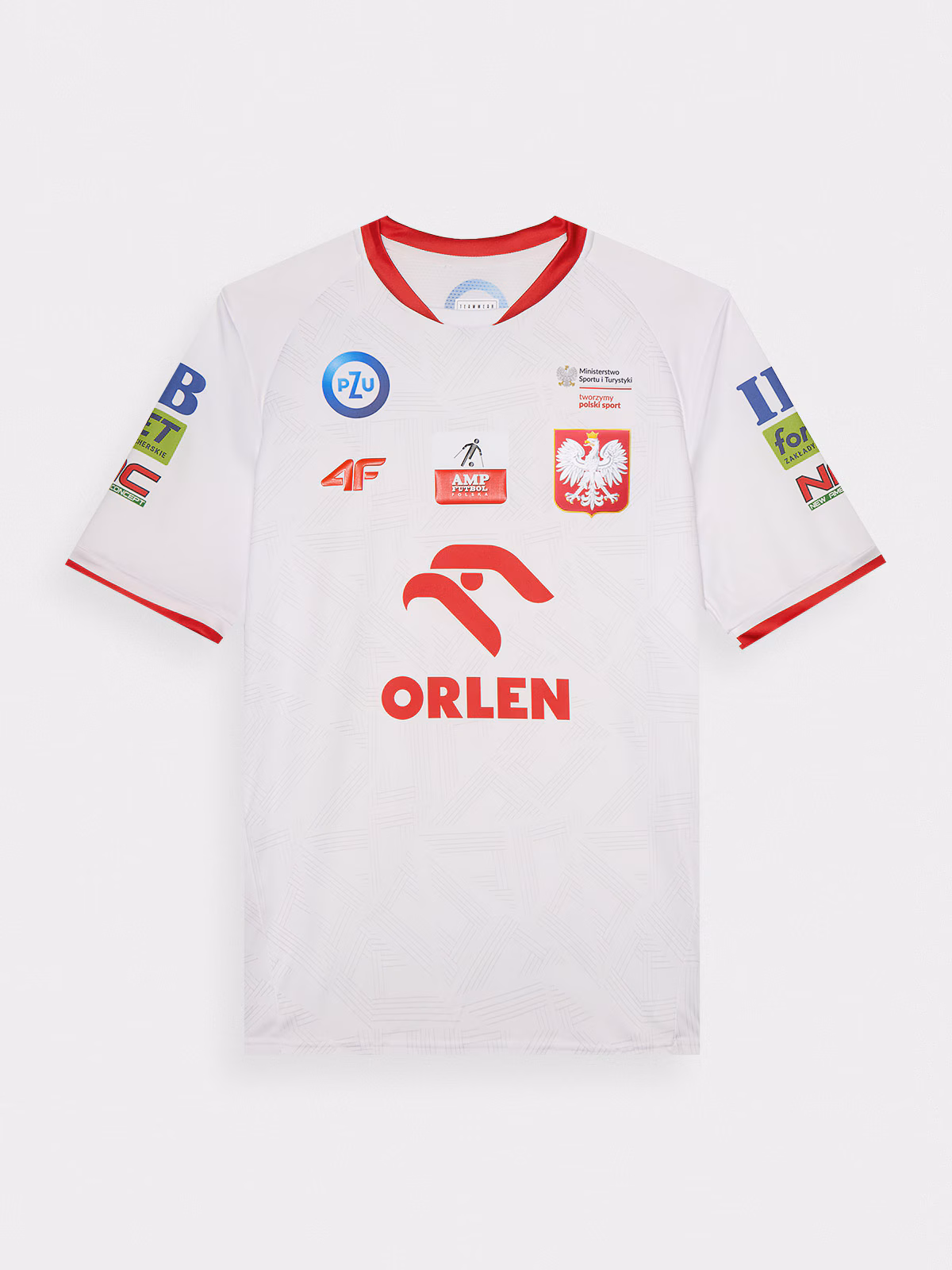 Koszulka replika domowa AMP Futbol męska - biała