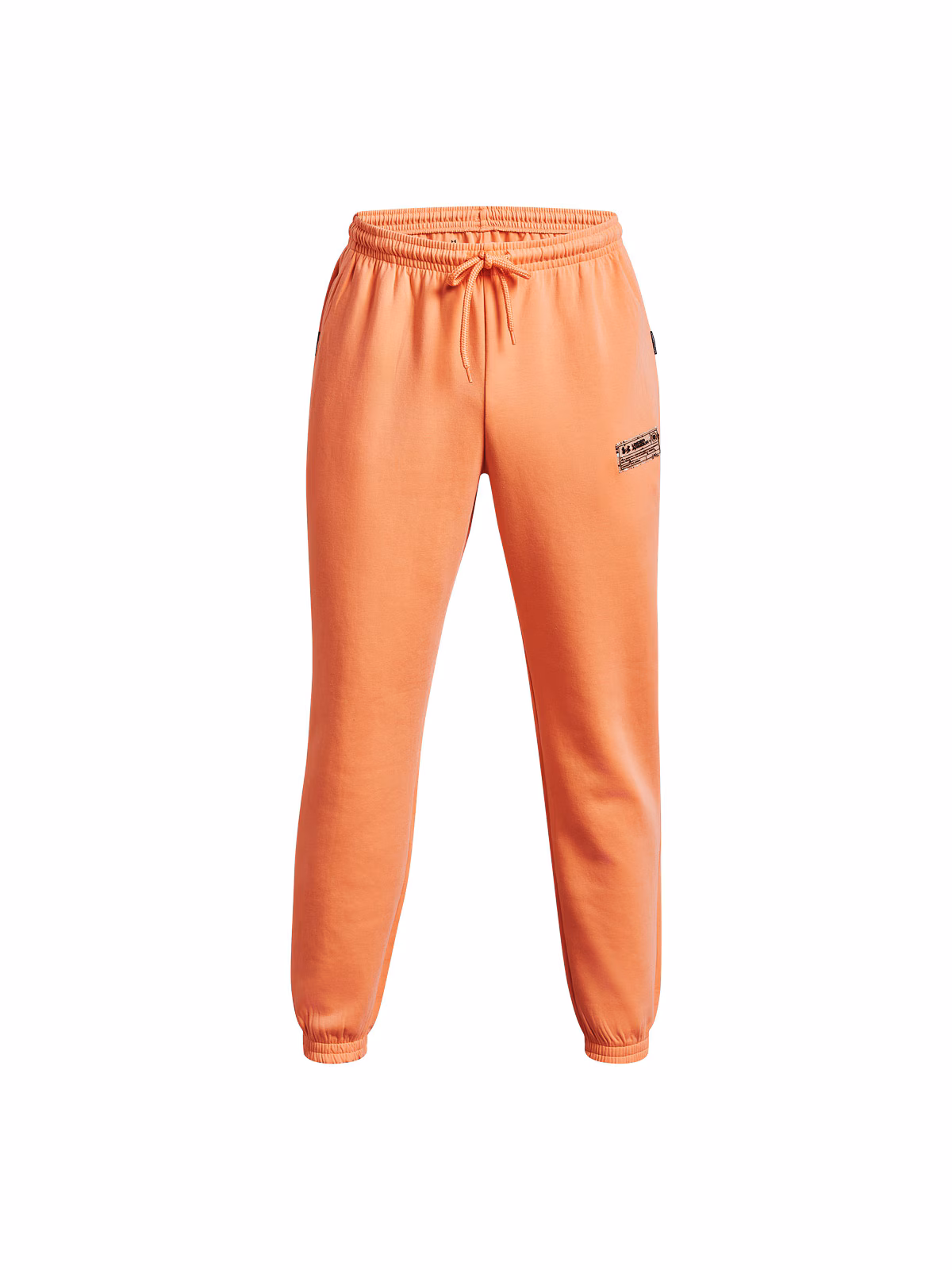 Spodnie dresowe uniseks Under Armour UA Summit Knit Joggers - pomarańczowe