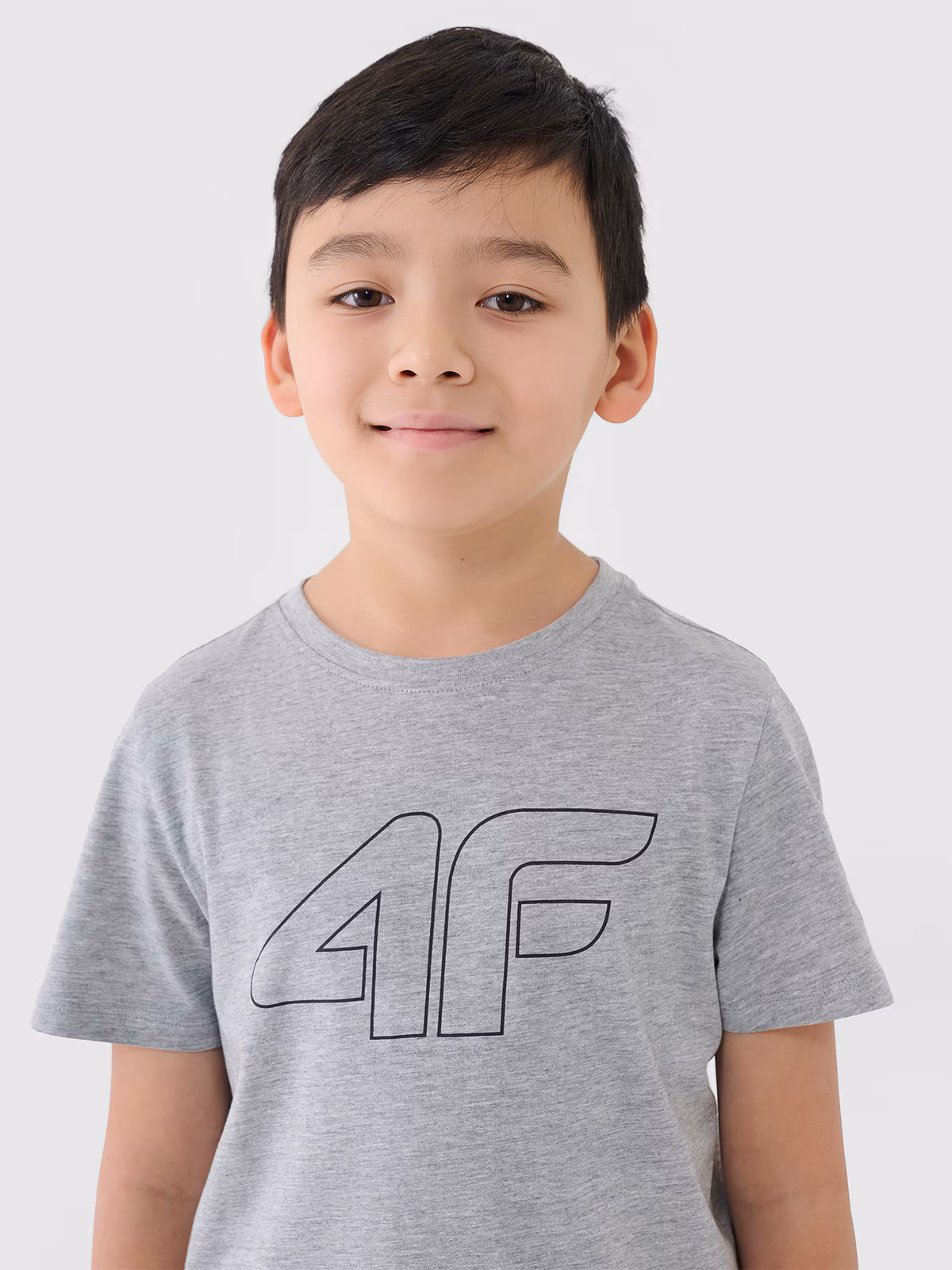 T-shirt z nadrukiem chłopięcy - turkusowy