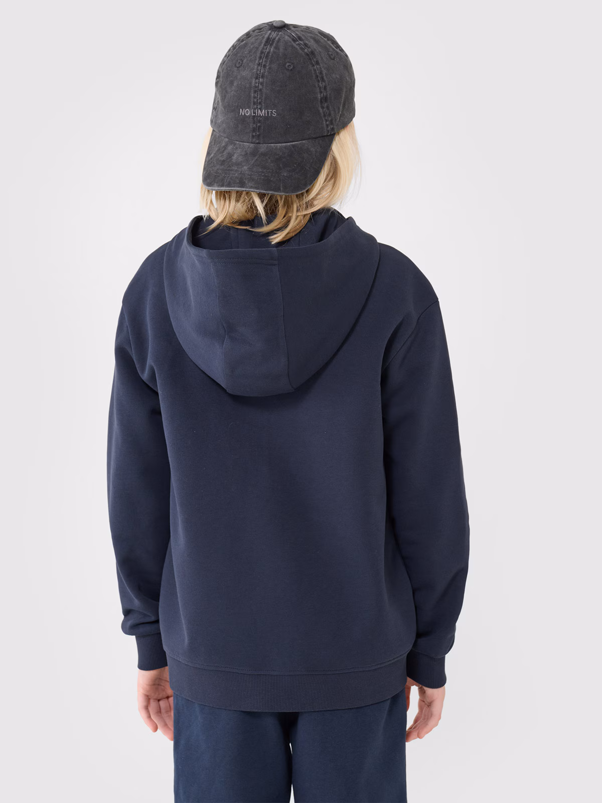 Bluza dresowa rozpinana z kapturem chłopięca - szara