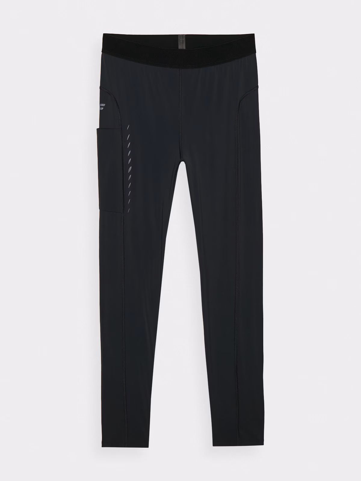 Legginsy do biegania szybkoschnące męskie - szare