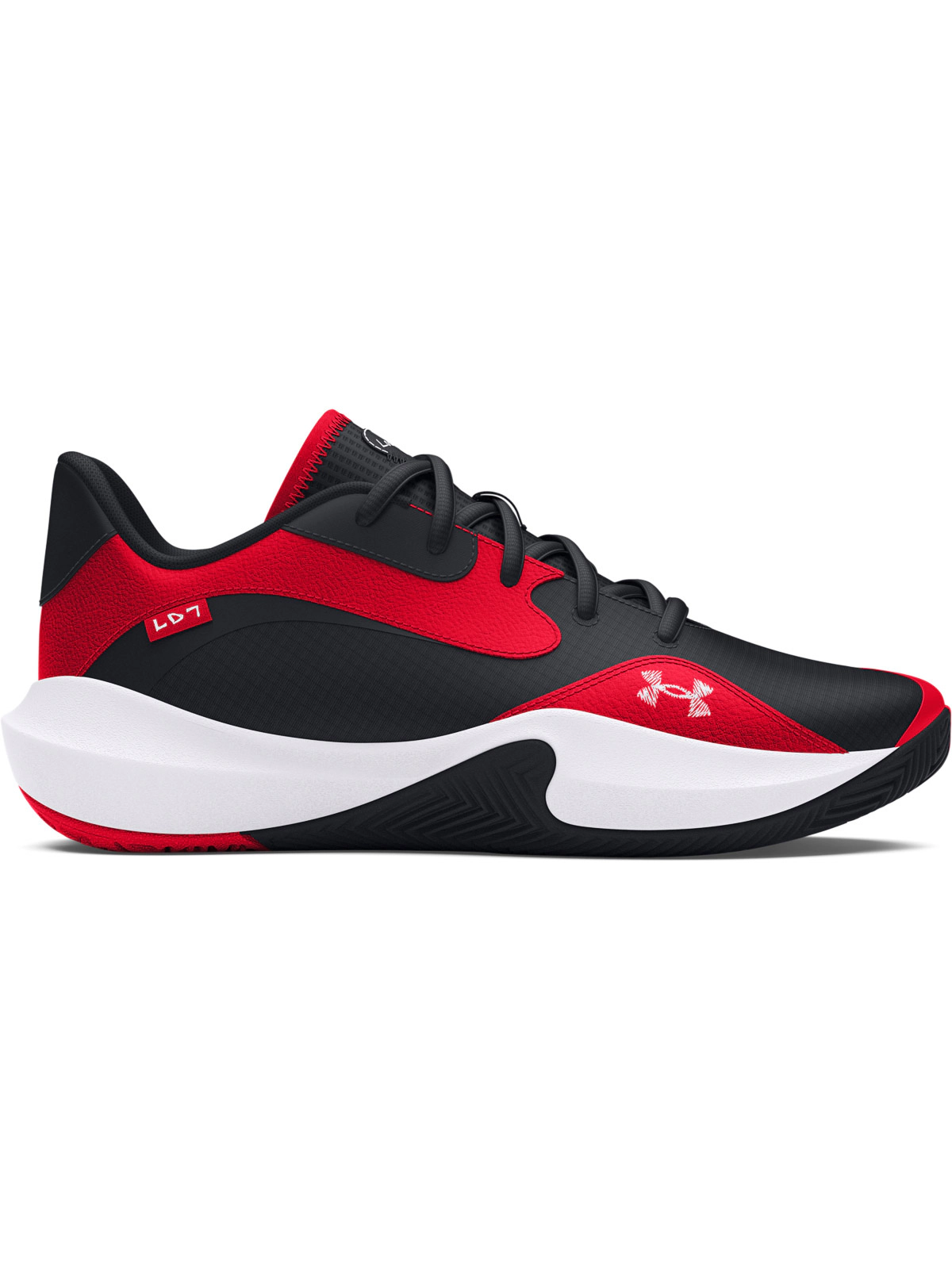 Buty do koszykówki uniseks Under Armour UA Lockdown 7 Low - niebieskie