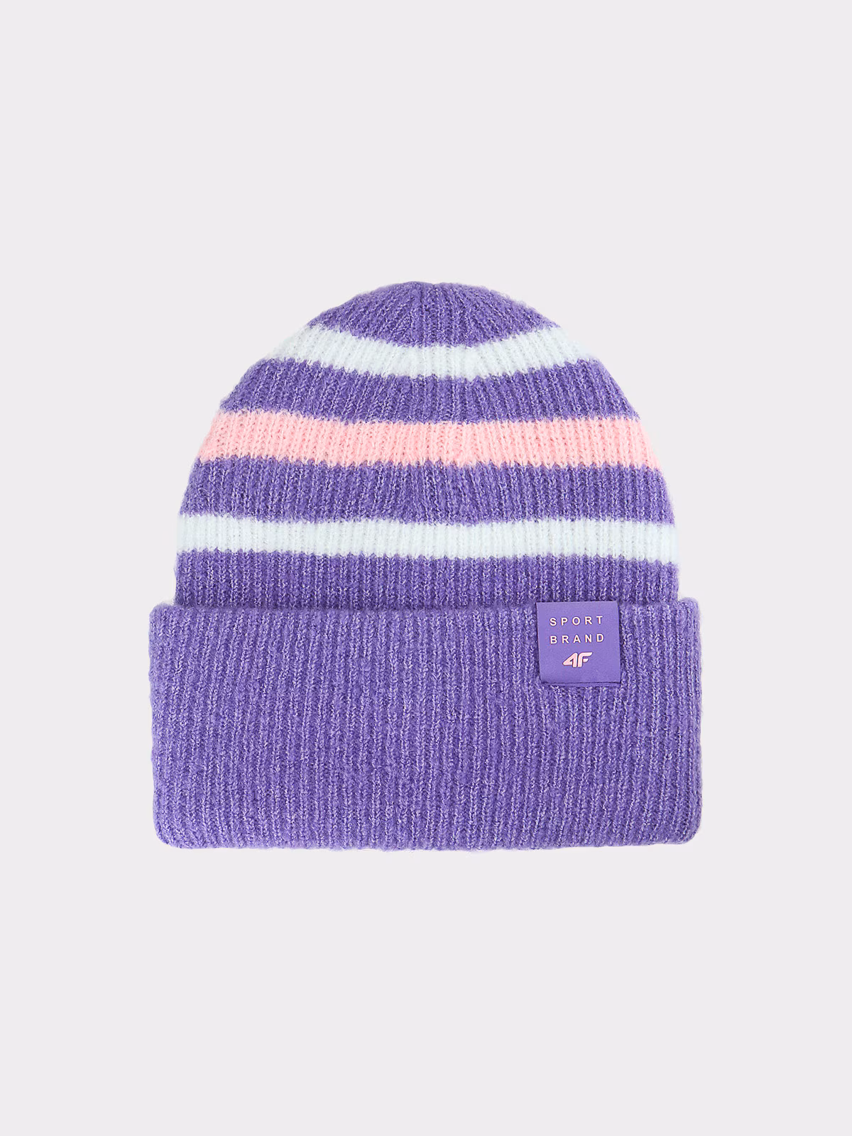 Czapka zimowa dziewczęca - różowa