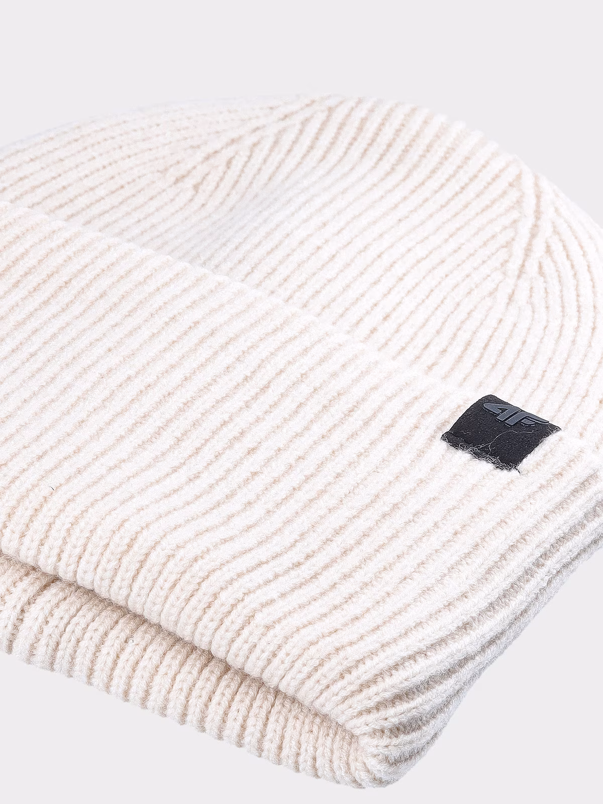 Czapka beanie uniseks - beżowa