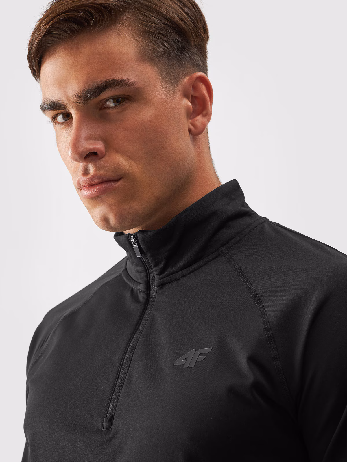 Bielizna termiczna drapana (góra) męska - czarna