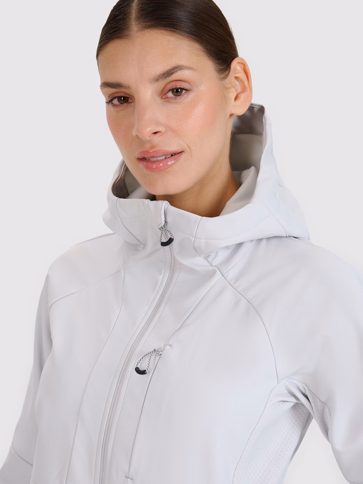 Kurtka softshell wiatroodporna membrana 10000 damska - czarna