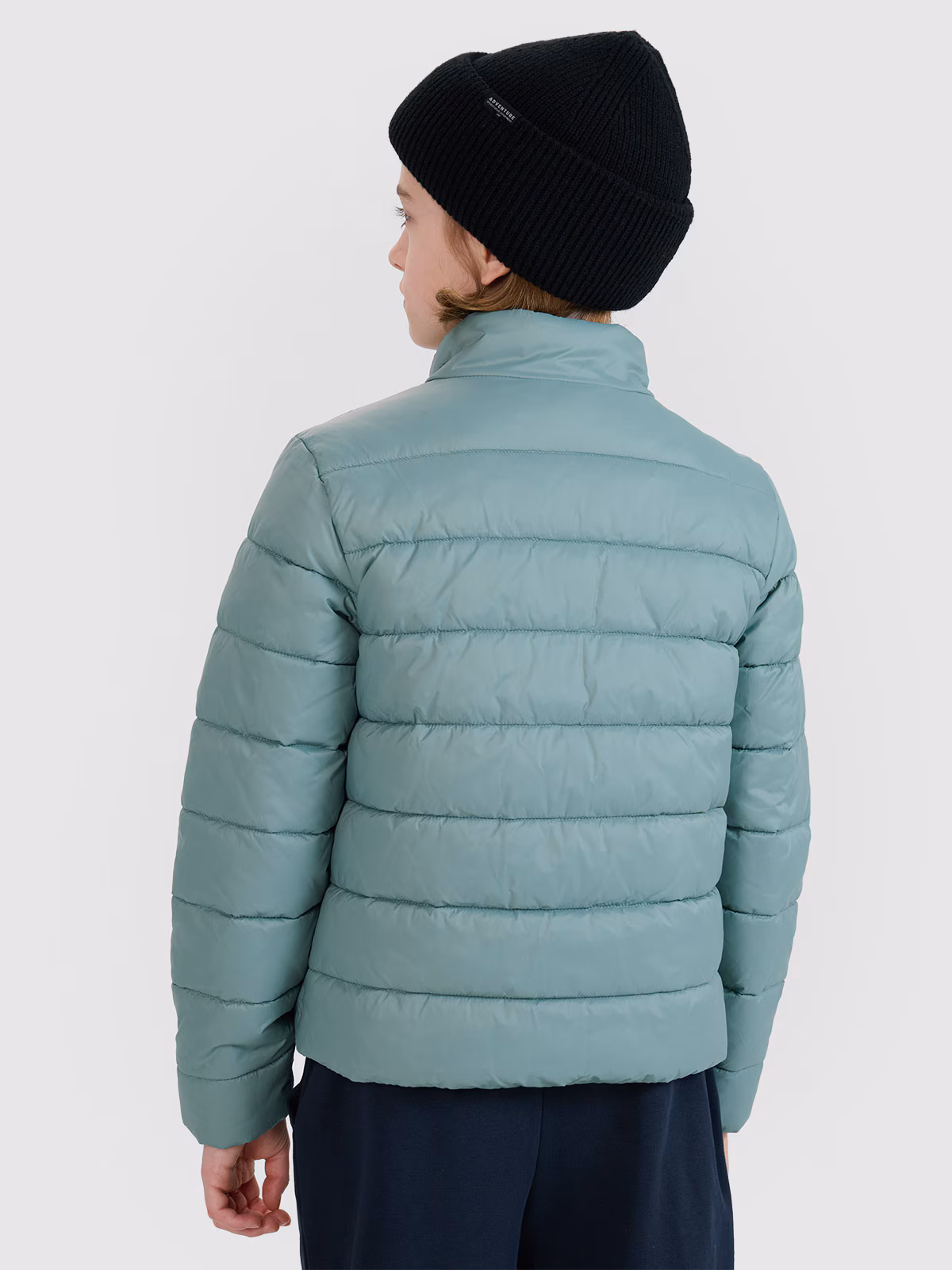 Kurtka puchowa z wypełnieniem syntetycznym chłopięca - zielona