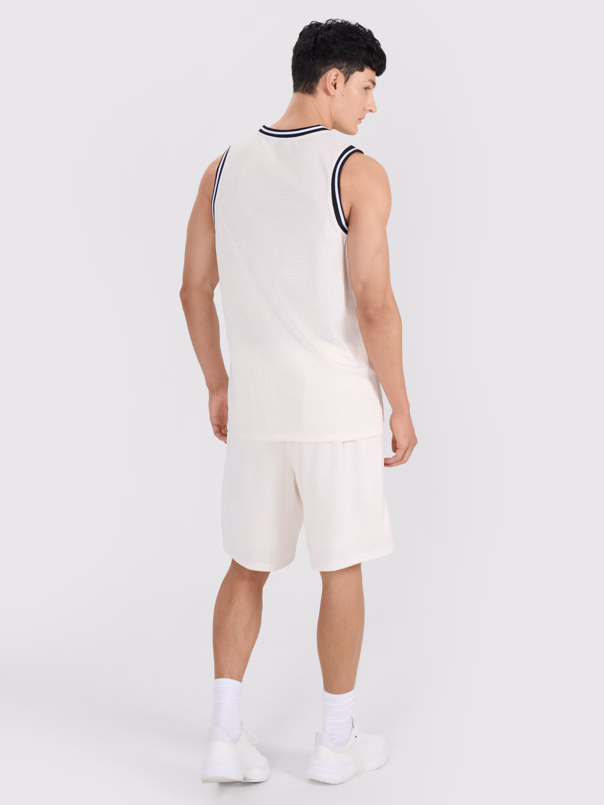 Spodenki do koszykówki szybkoschnące męskie - czarne