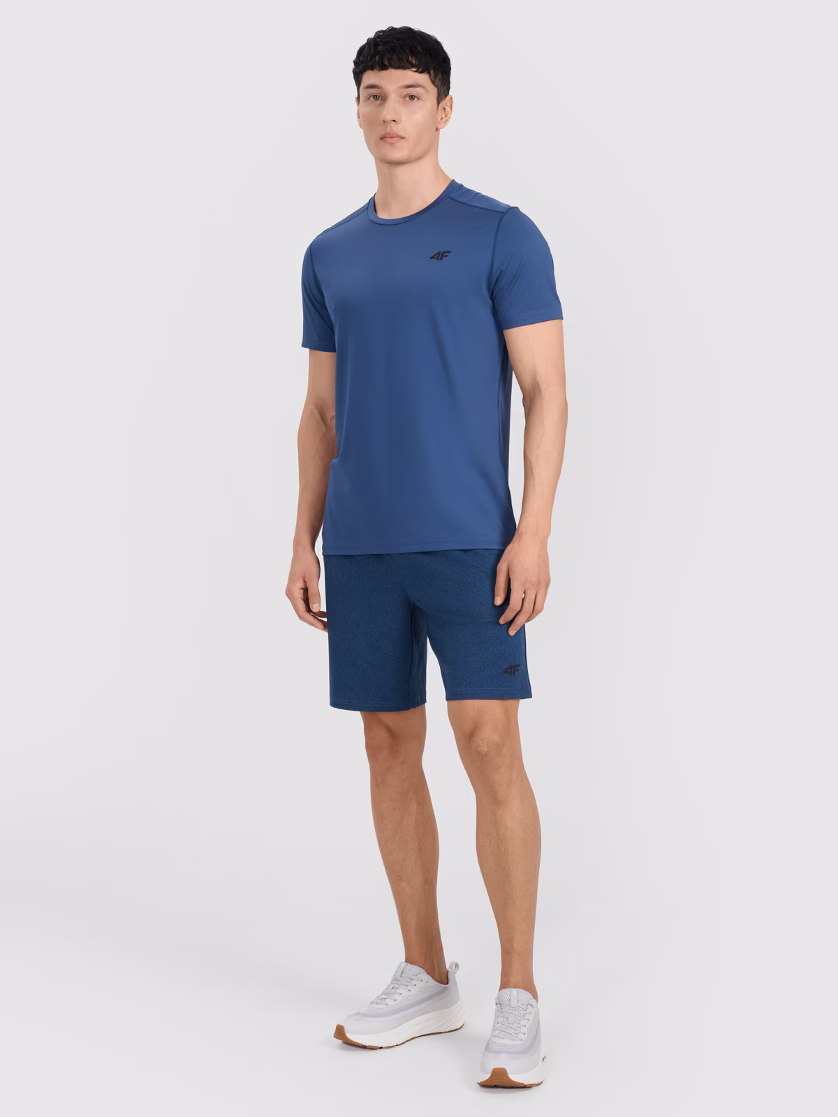 Spodenki treningowe szybkoschnące męskie - granatowe