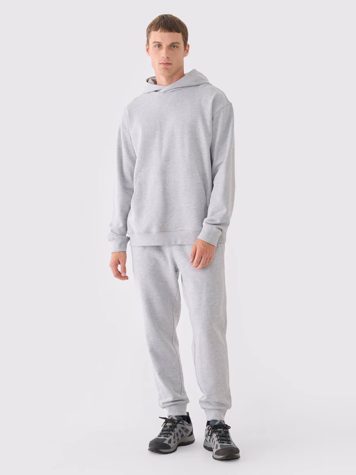 Spodnie dresowe joggery męskie Outhorn - szare