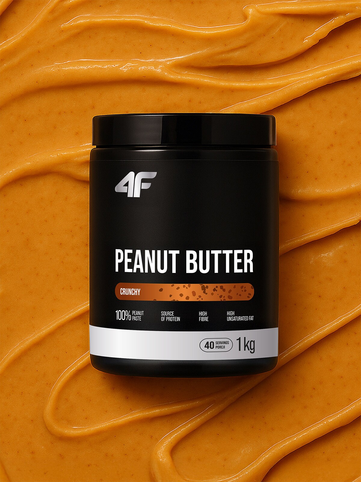 Masło orzechowe crunchy (1000 g)