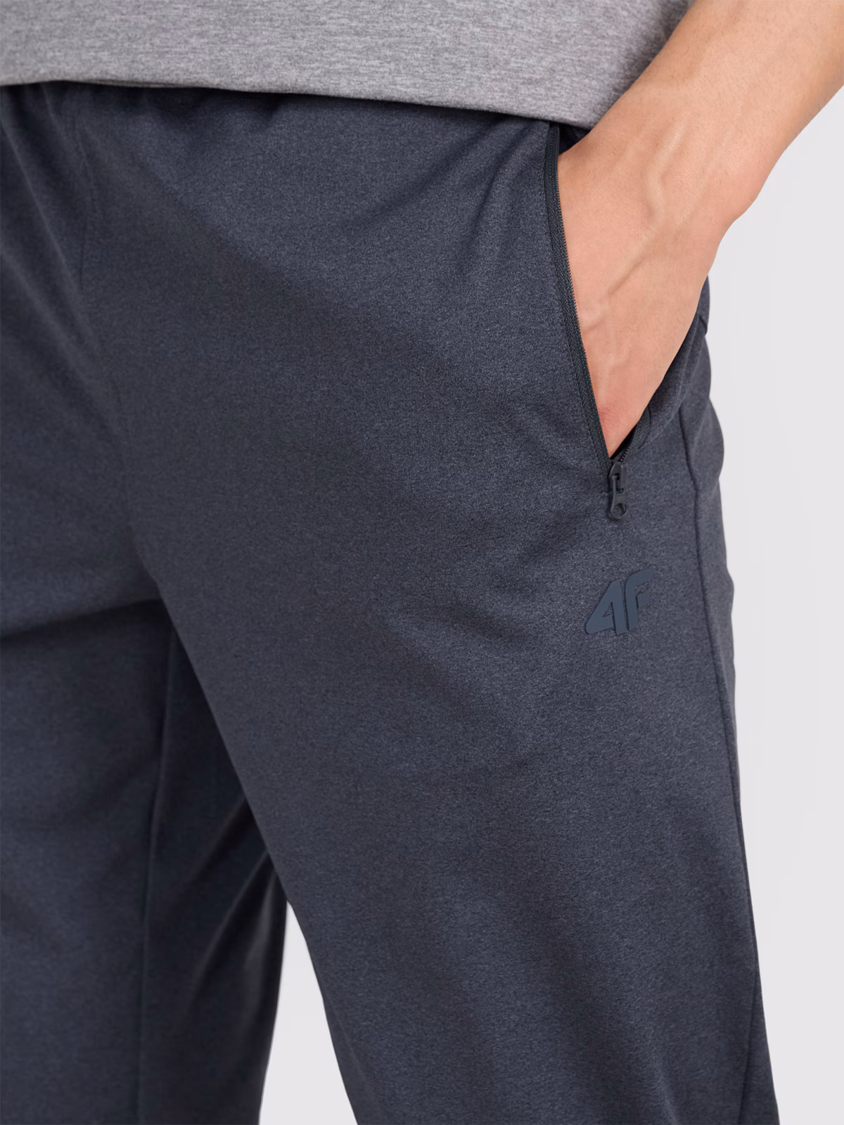 Spodnie treningowe szybkoschnące męskie - czarne