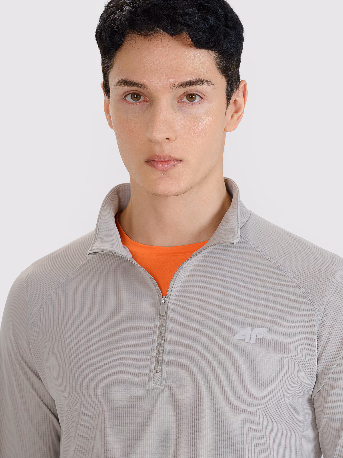 Longsleeve do biegania w terenie szybkoschnący męski - granatowy