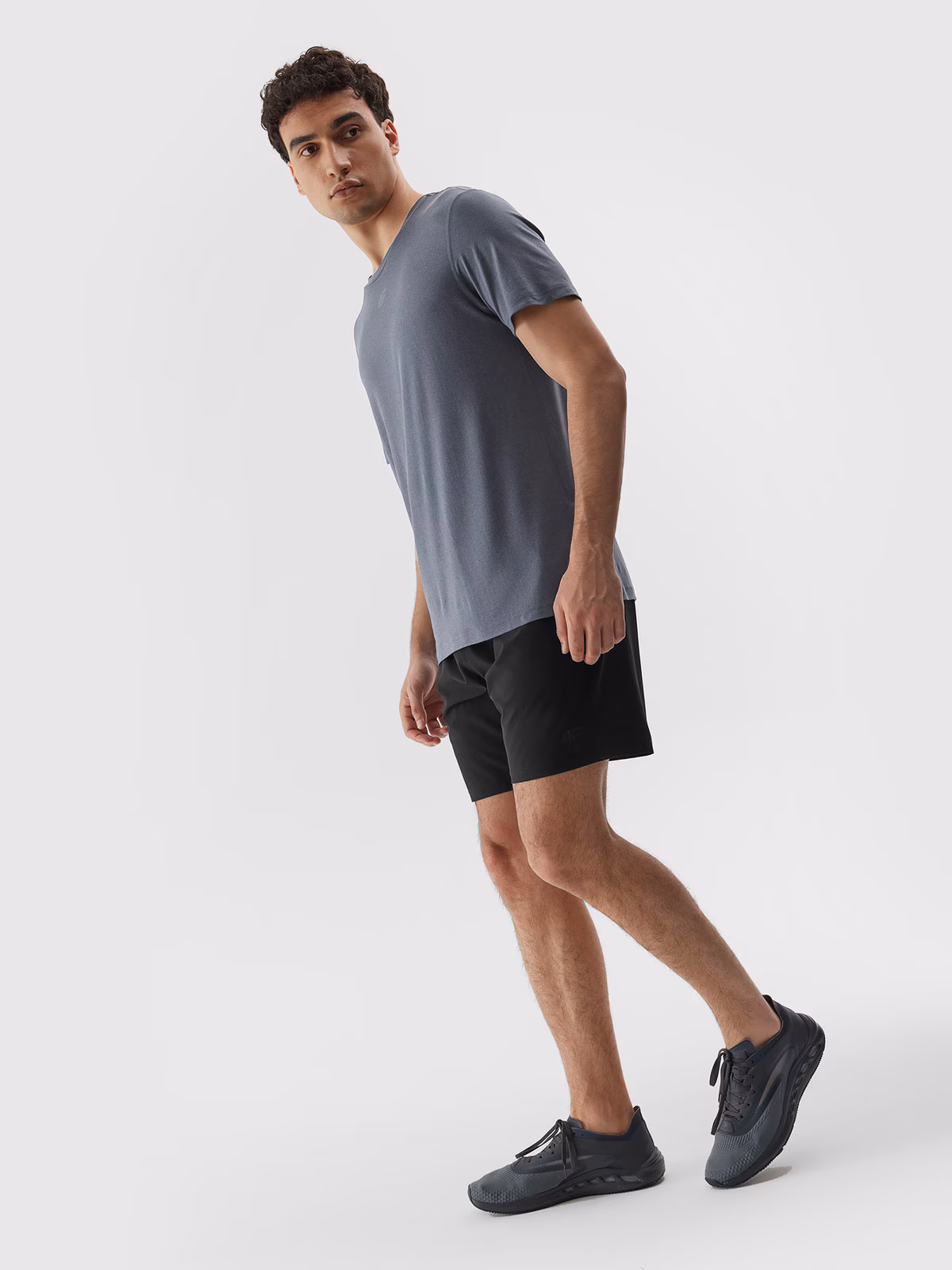 Spodenki treningowe 4Way Stretch męskie - szare