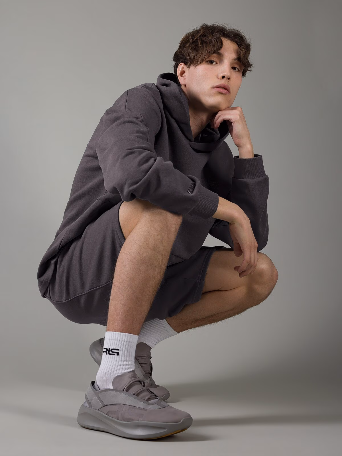 Buty lifestyle sneakersy skórzane uniseks 4F x Robert Lewandowski