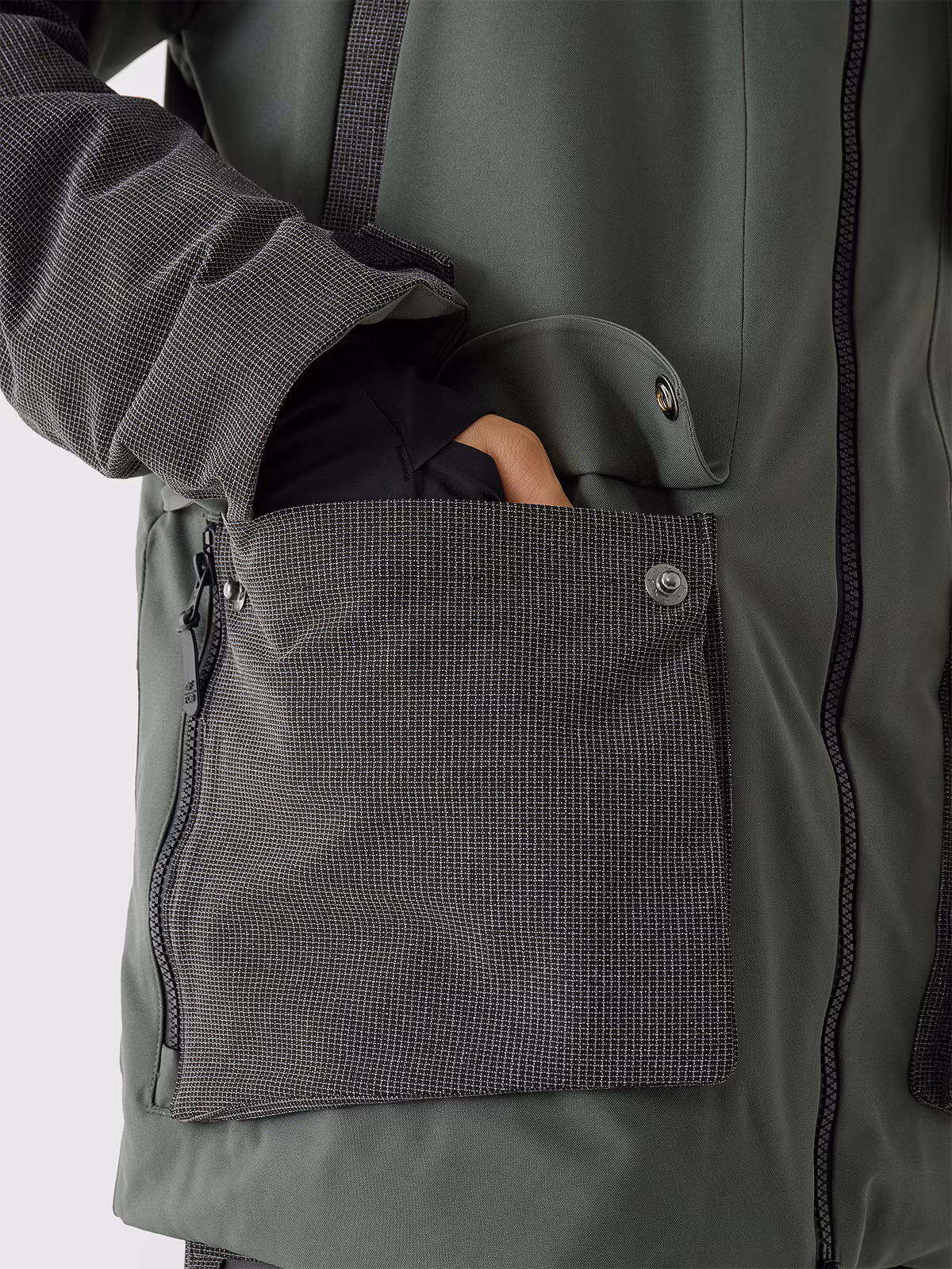 Kurtka snowboardowa membrana 10000 męska - biała