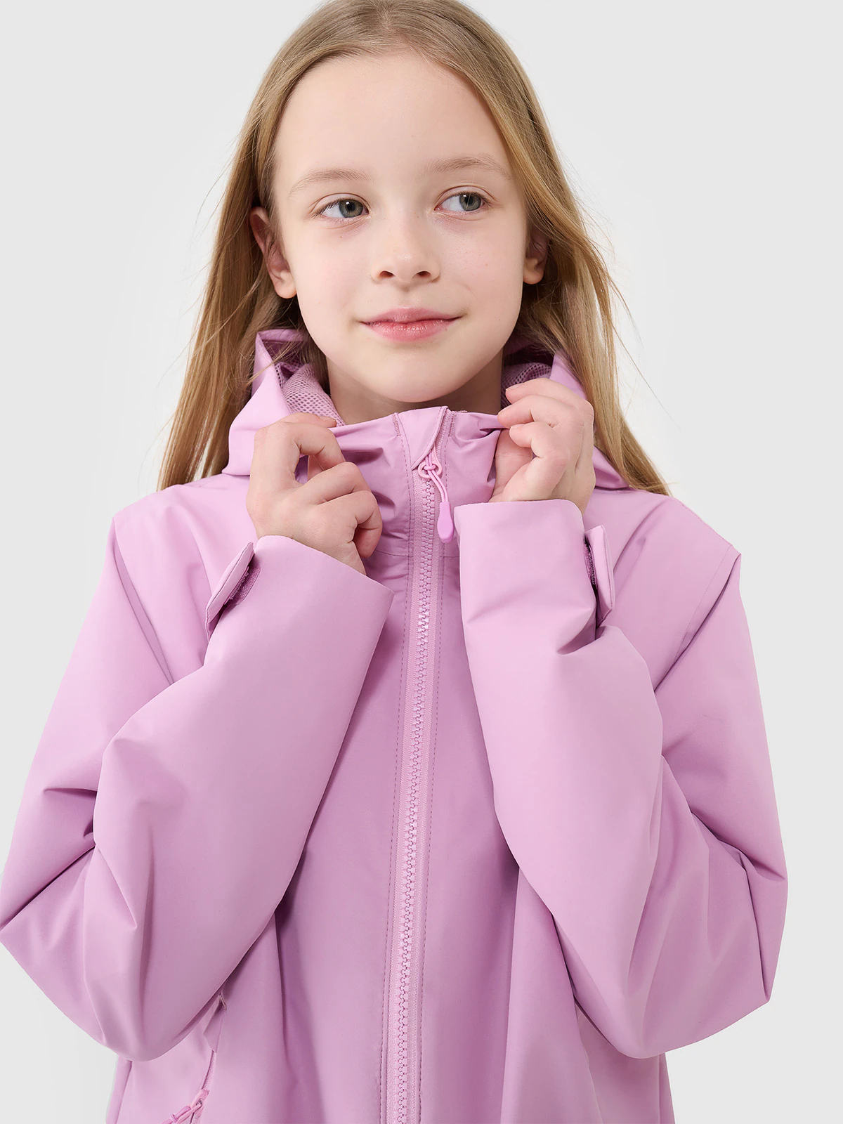 Kurtka przejściowa membrana 5000 dziecięca - czarna