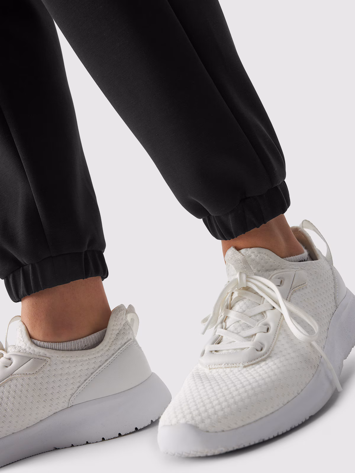 Spodnie dresowe z modalem damskie - fioletowe