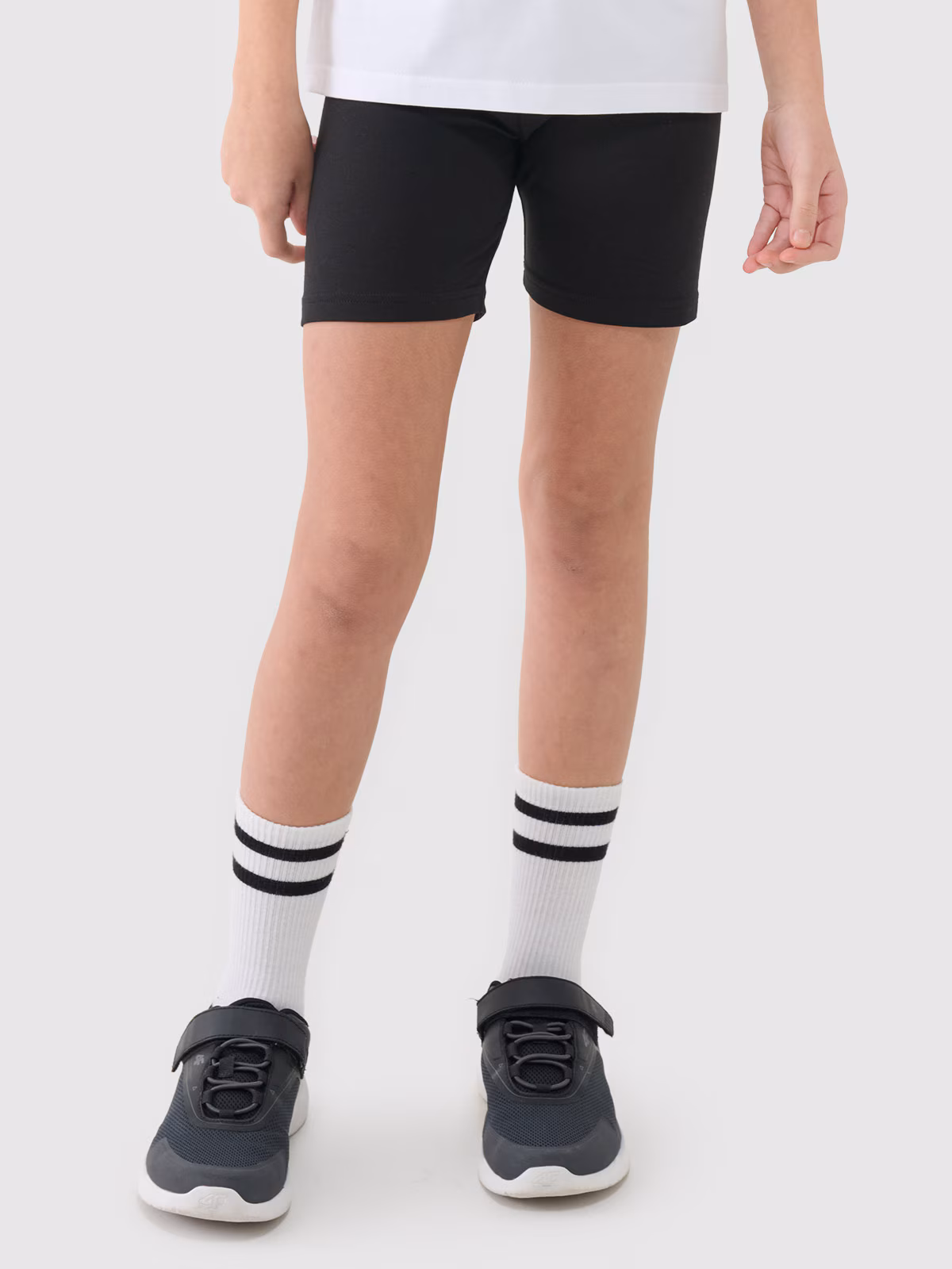 Komplet sportowy na WF (koszulka+spodenki+worek) dziewczęcy - czarny