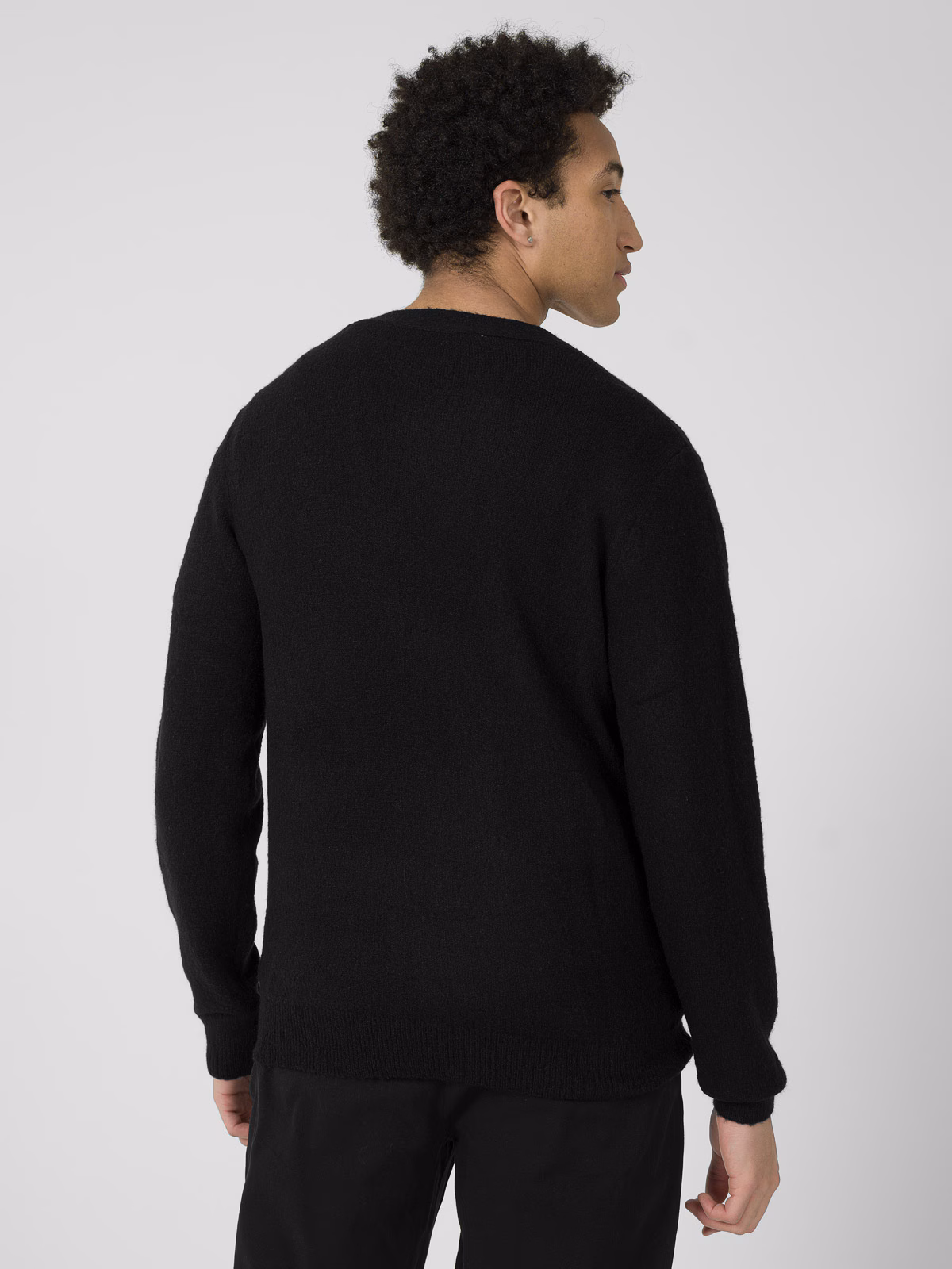 Sweter kardigan męski Outhorn - czarny