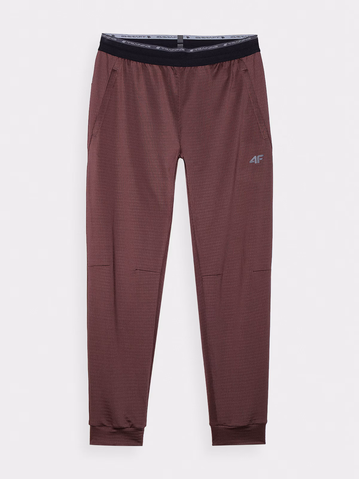 Spodnie treningowe szybkoschnące męskie - brązowe