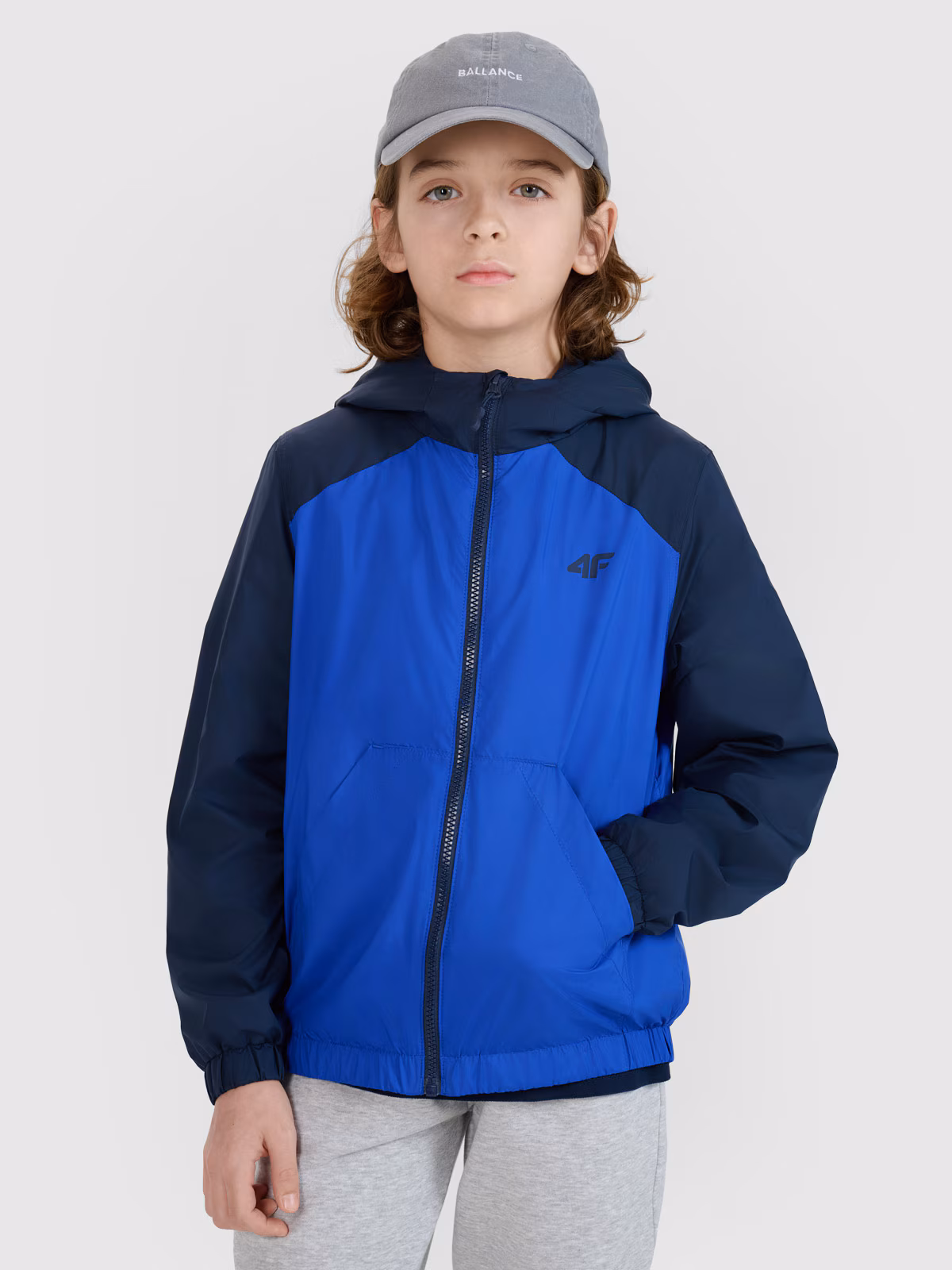 Kurtka przejściowa chłopięca - niebieska