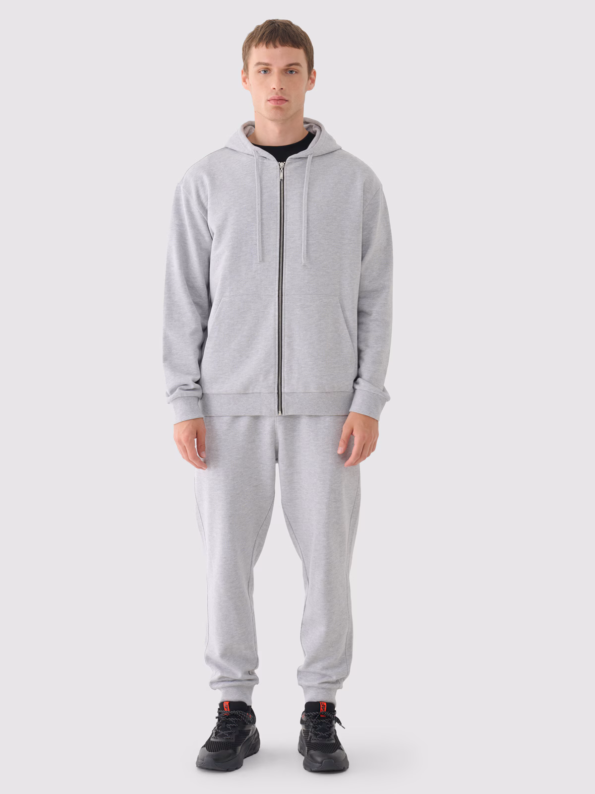 Bluza dresowa rozpinana z kapturem męska Outhorn - czarna