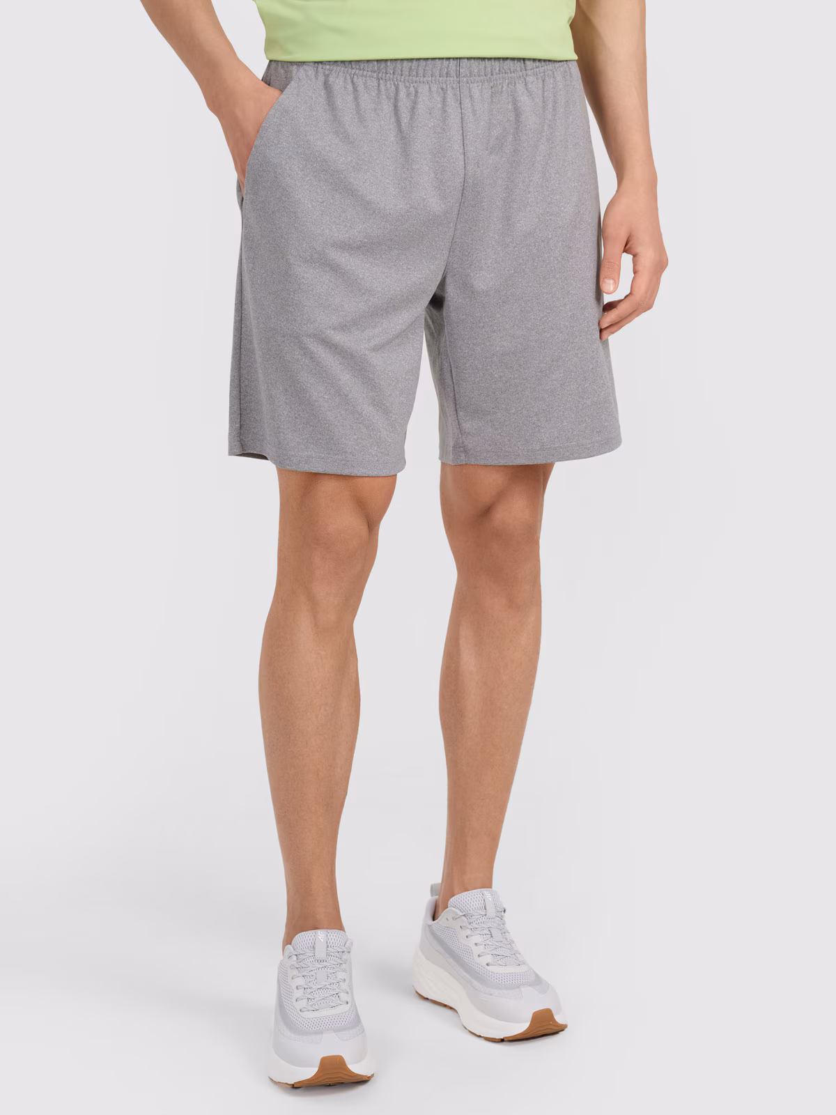 Spodenki treningowe szybkoschnące męskie - szare