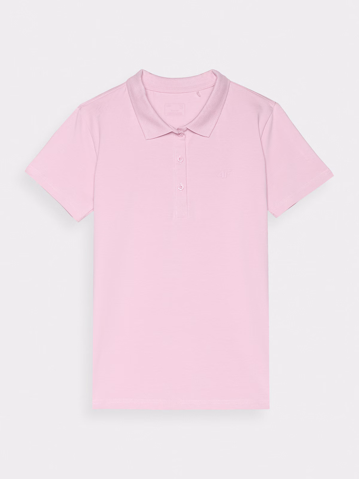 Koszulka polo slim damska - różowa