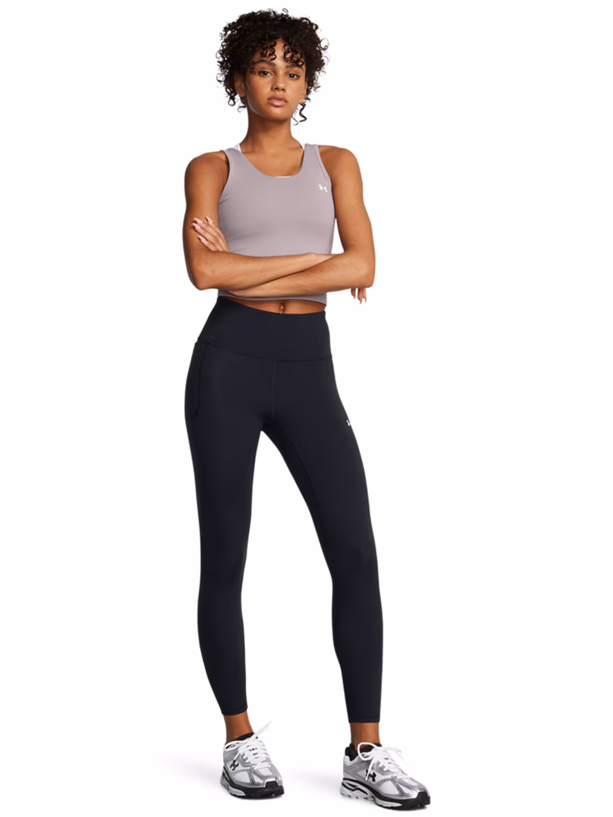 Legginsy treningowe damskie Under Armour Motion Ankle Leg Emea - czarne