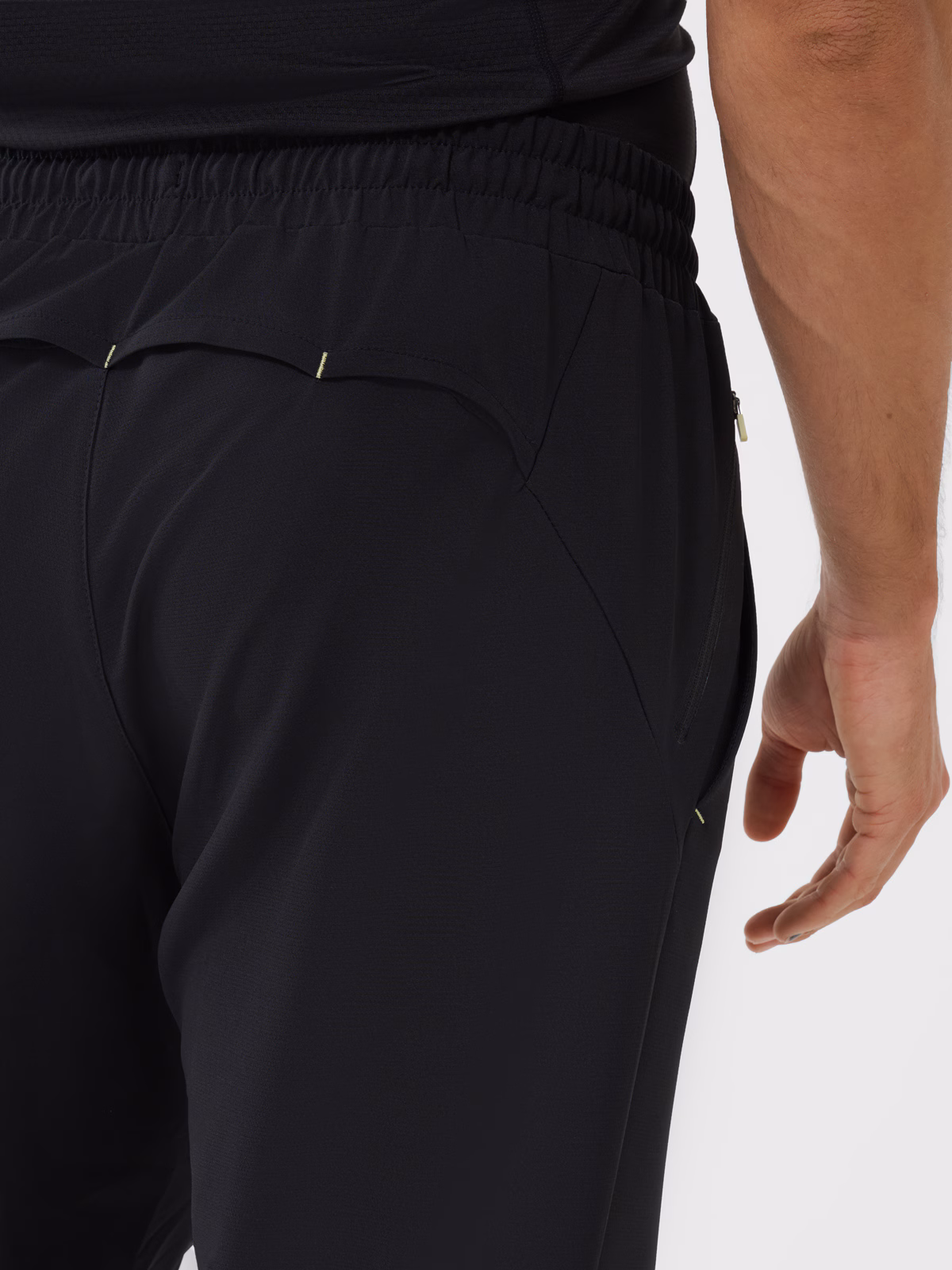 Spodnie treningowe szybkoschnące męskie - czarne