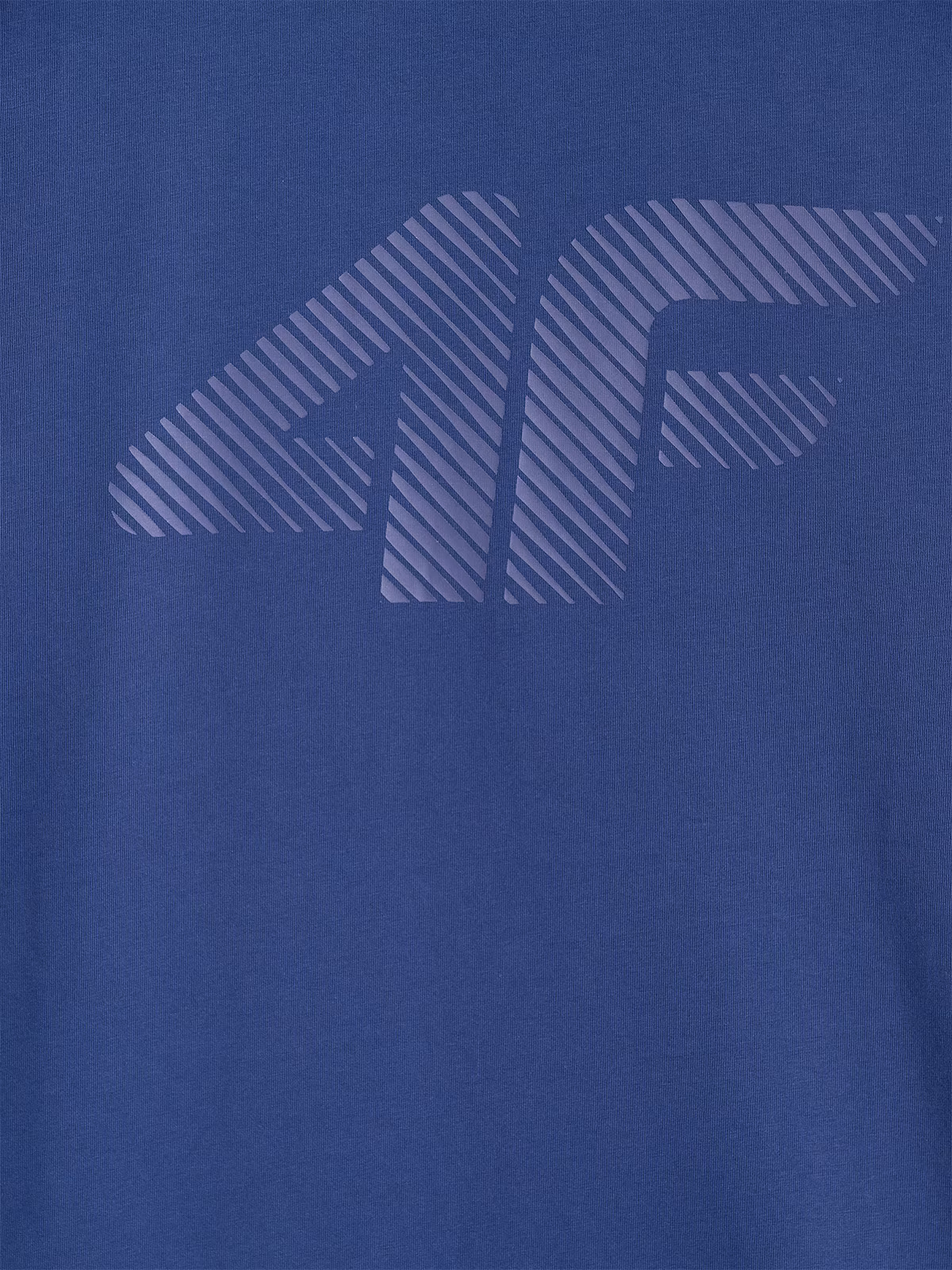 T-shirt regular z nadrukiem męski - granatowy