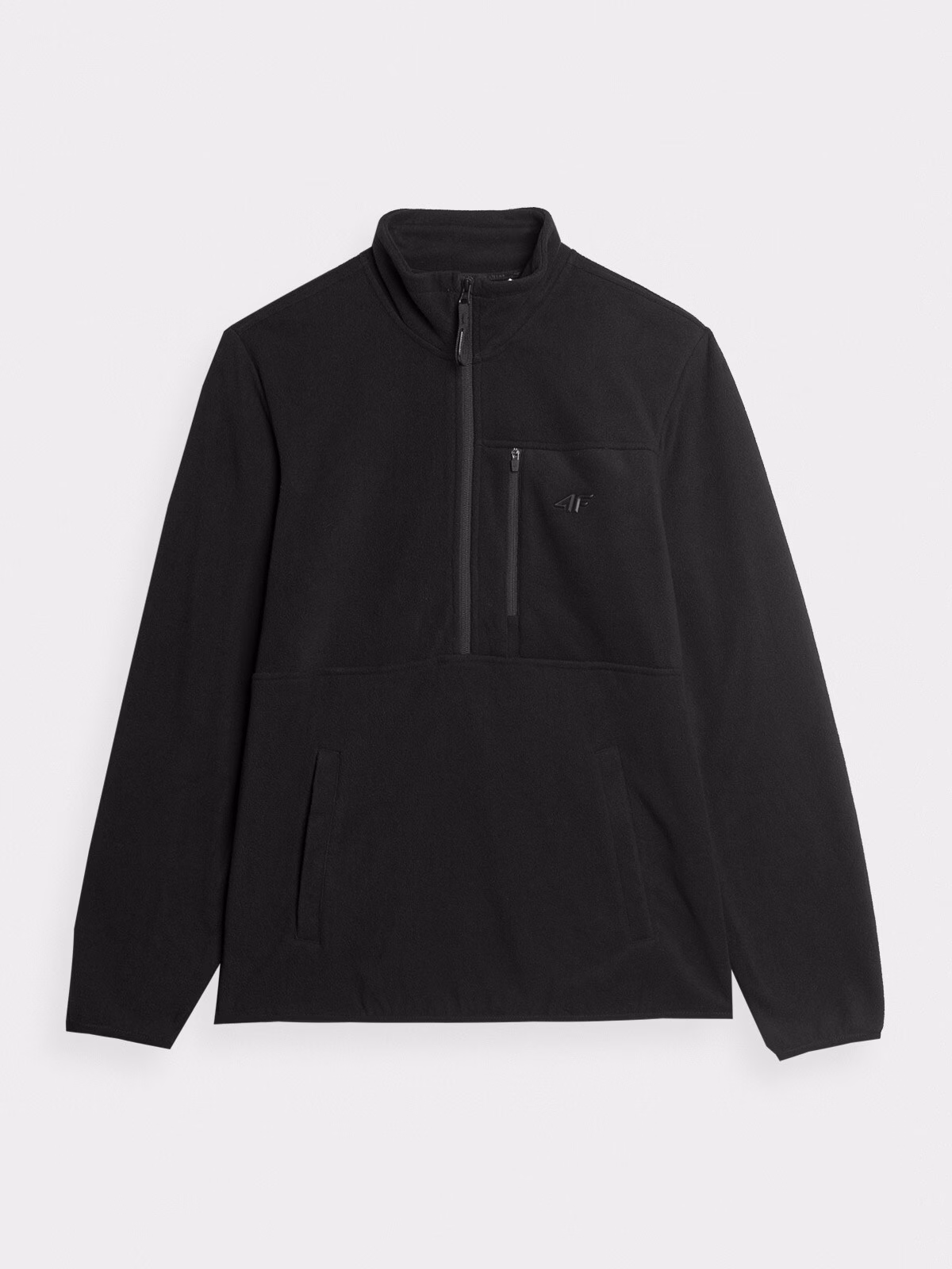 Polar ze stójką i suwakiem 1/2 męski - czarny