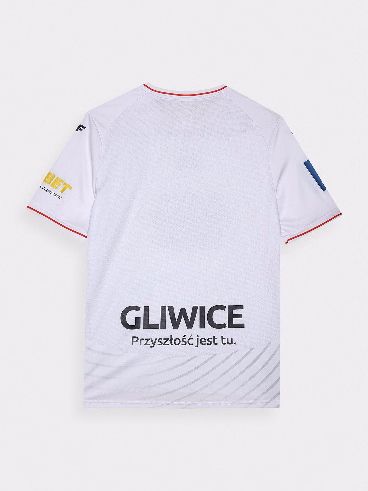 Koszulka klubowa wyjazdowa z sezonu 2023/24 męska 4F x Piast Gliwice - biała