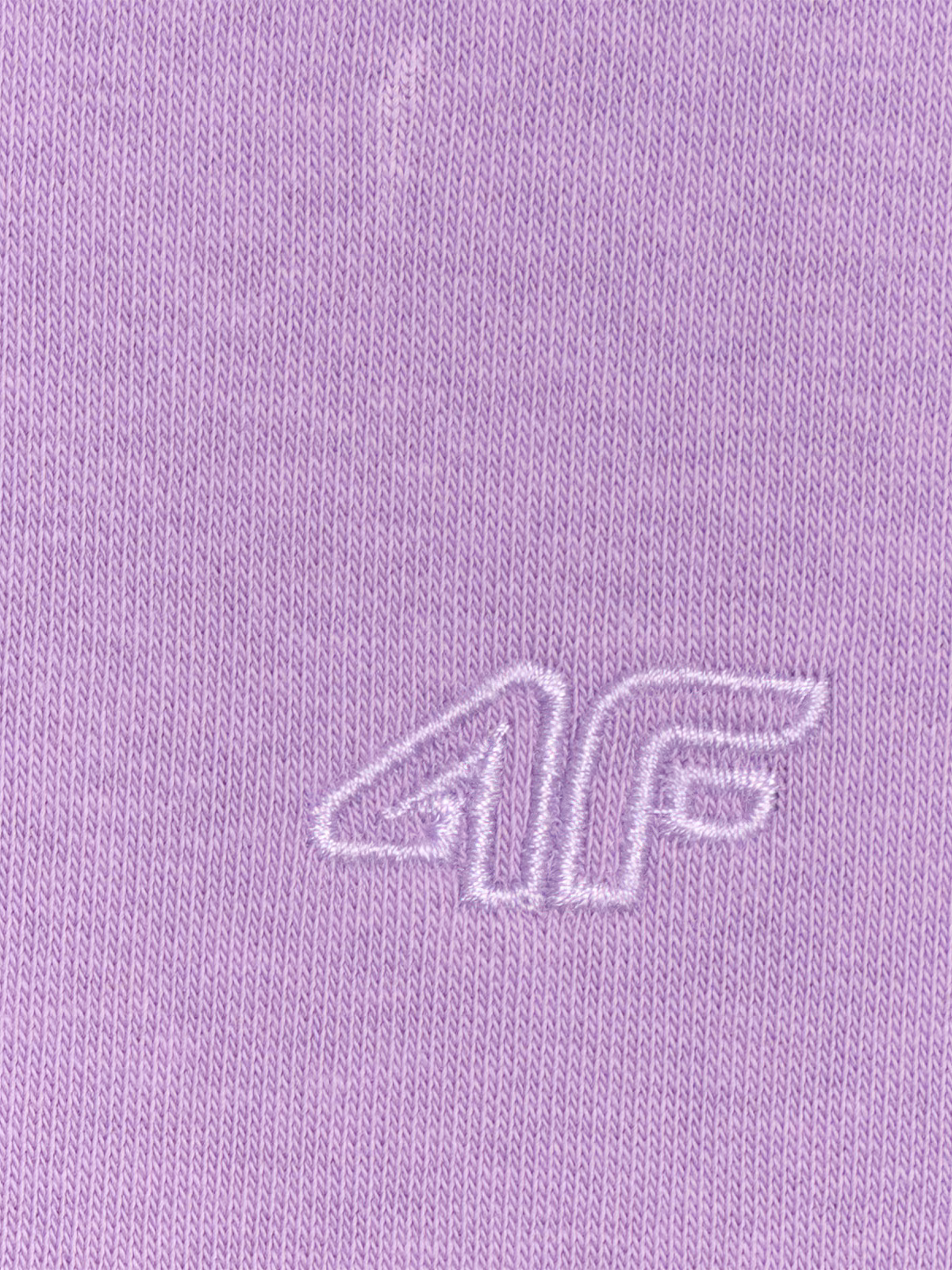 Bluza dresowa nierozpinana z kapturem dziewczęca - fioletowa