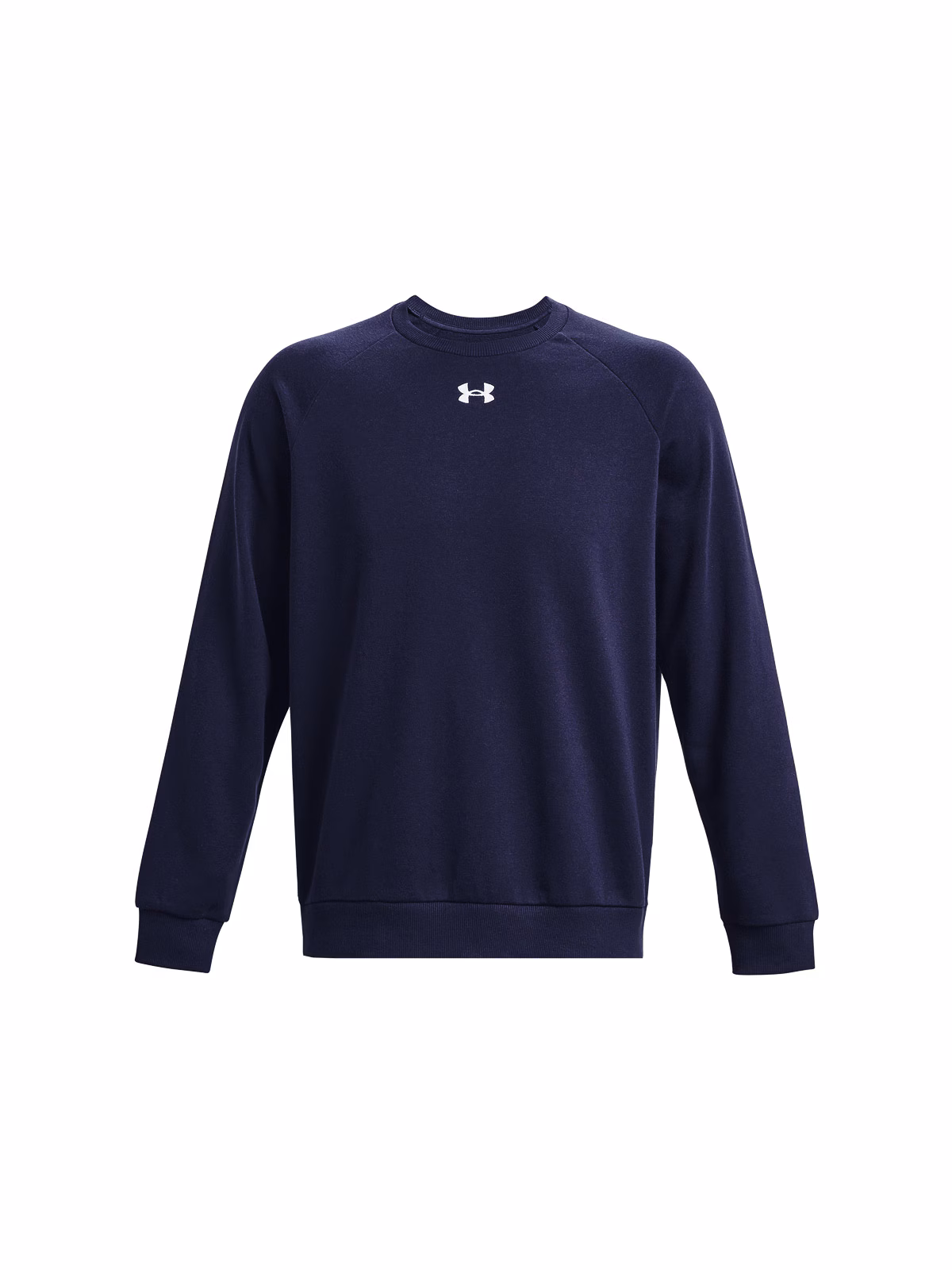 Bluza dresowa nierozpinana bez kaptura Under Armour UA Rival Fleece Crew męska - oliwkowa/khaki