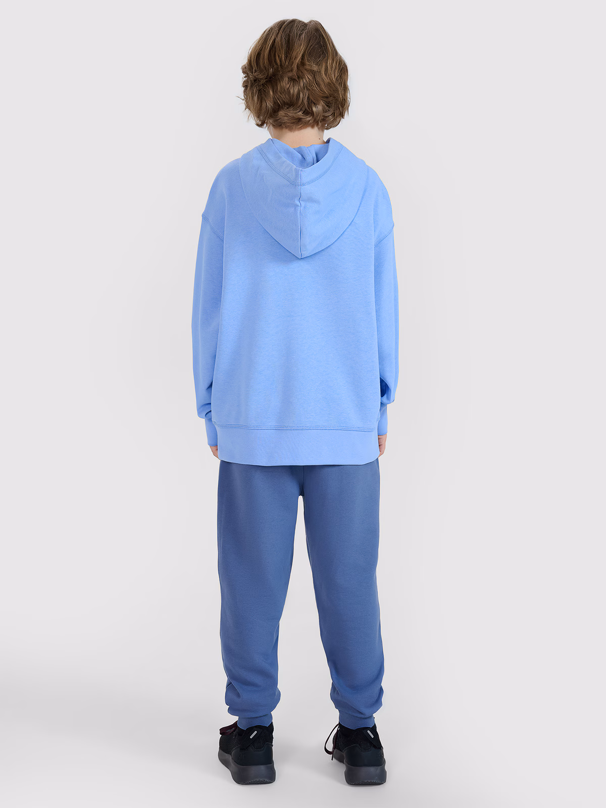 Bluza dresowa nierozpinana z kapturem chłopięca - czerwona