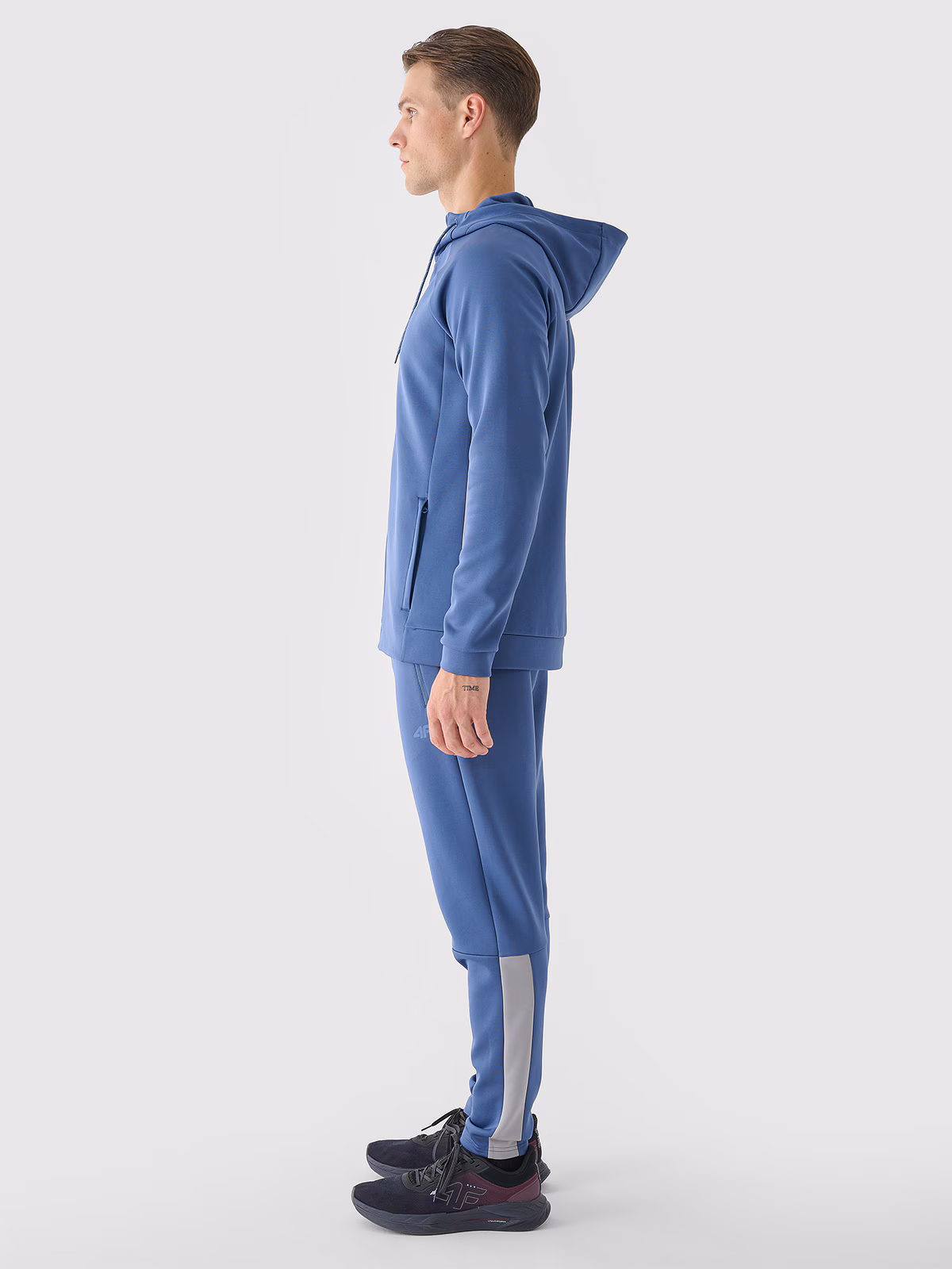 Spodnie treningowe szybkoschnące męskie - czarne