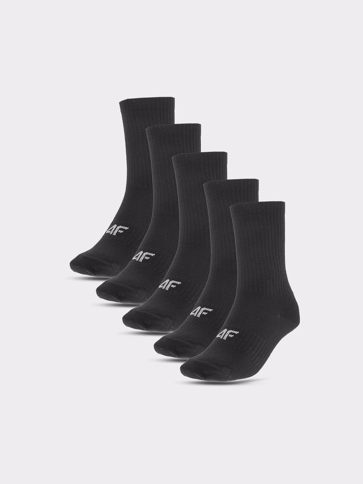 Skarpety casual za kostkę (5-pack) damskie - czarne