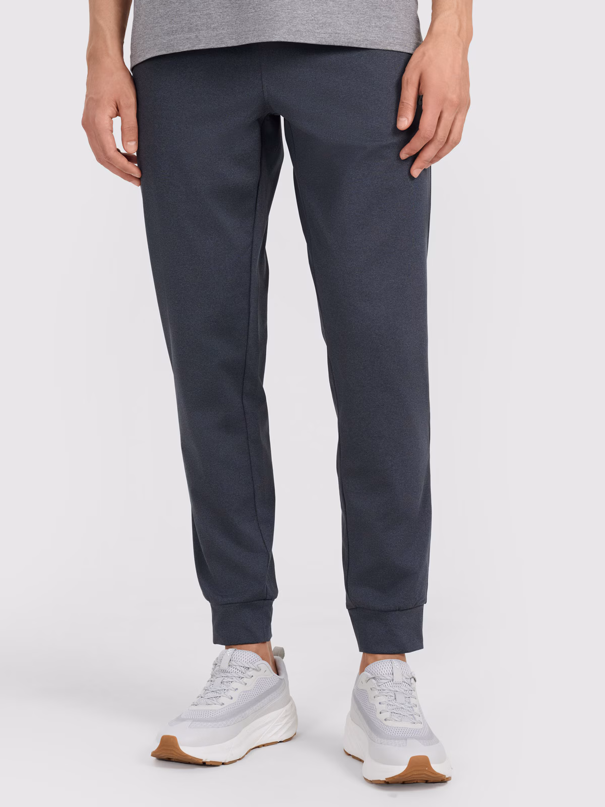 Spodnie treningowe szybkoschnące męskie - czarne