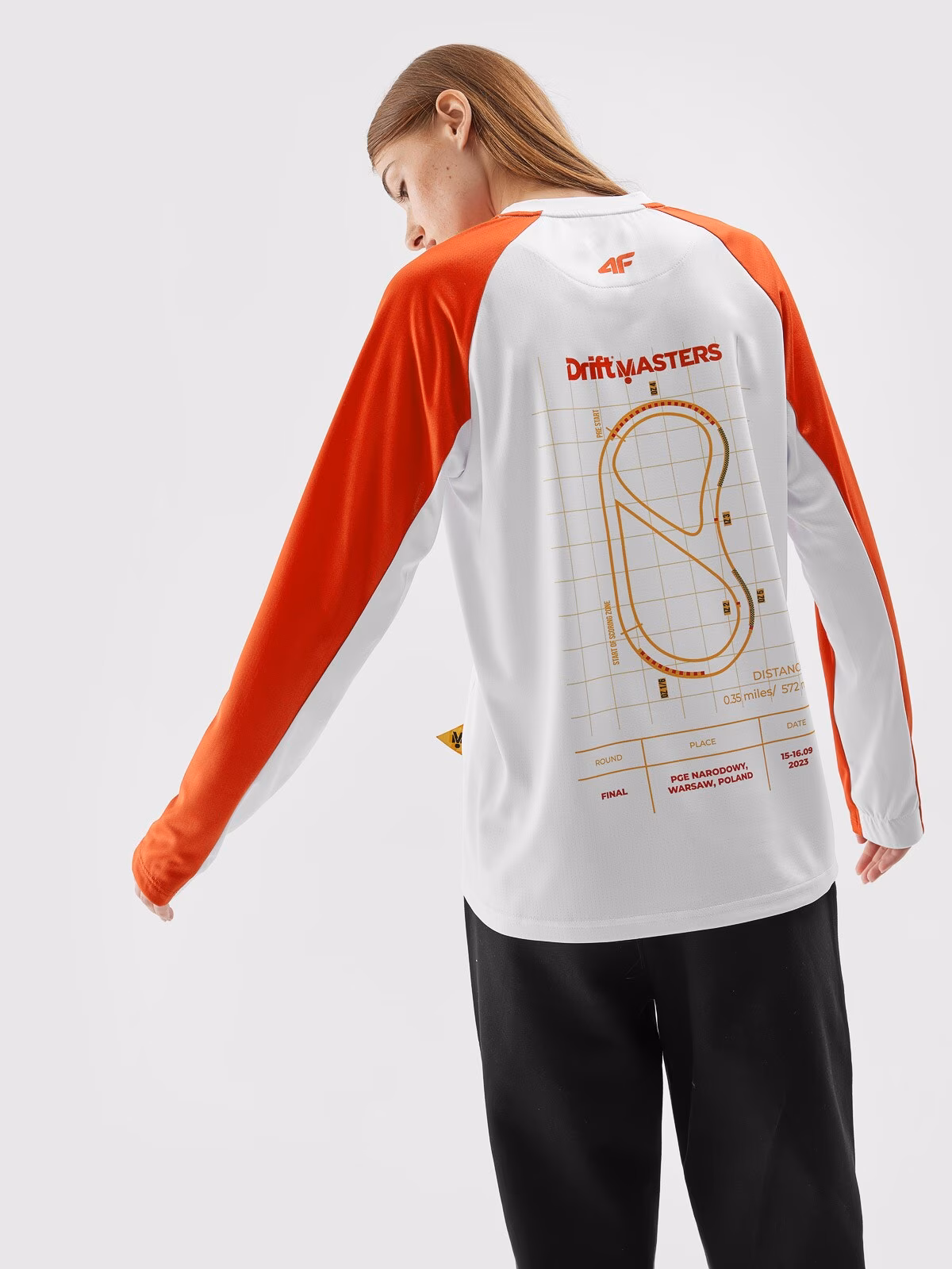 Longsleeve funkcyjny regular uniseks 4F x Drift Masters