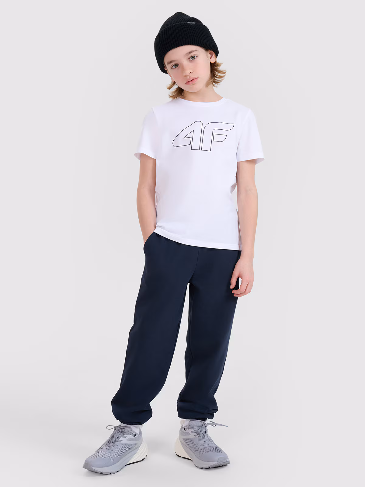 T-shirt z nadrukiem chłopięcy - turkusowy