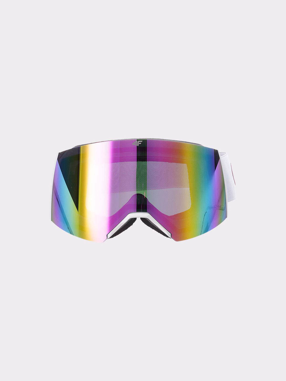 Gogle narciarskie z multibarwną powłoką dziewczęce - fioletowe